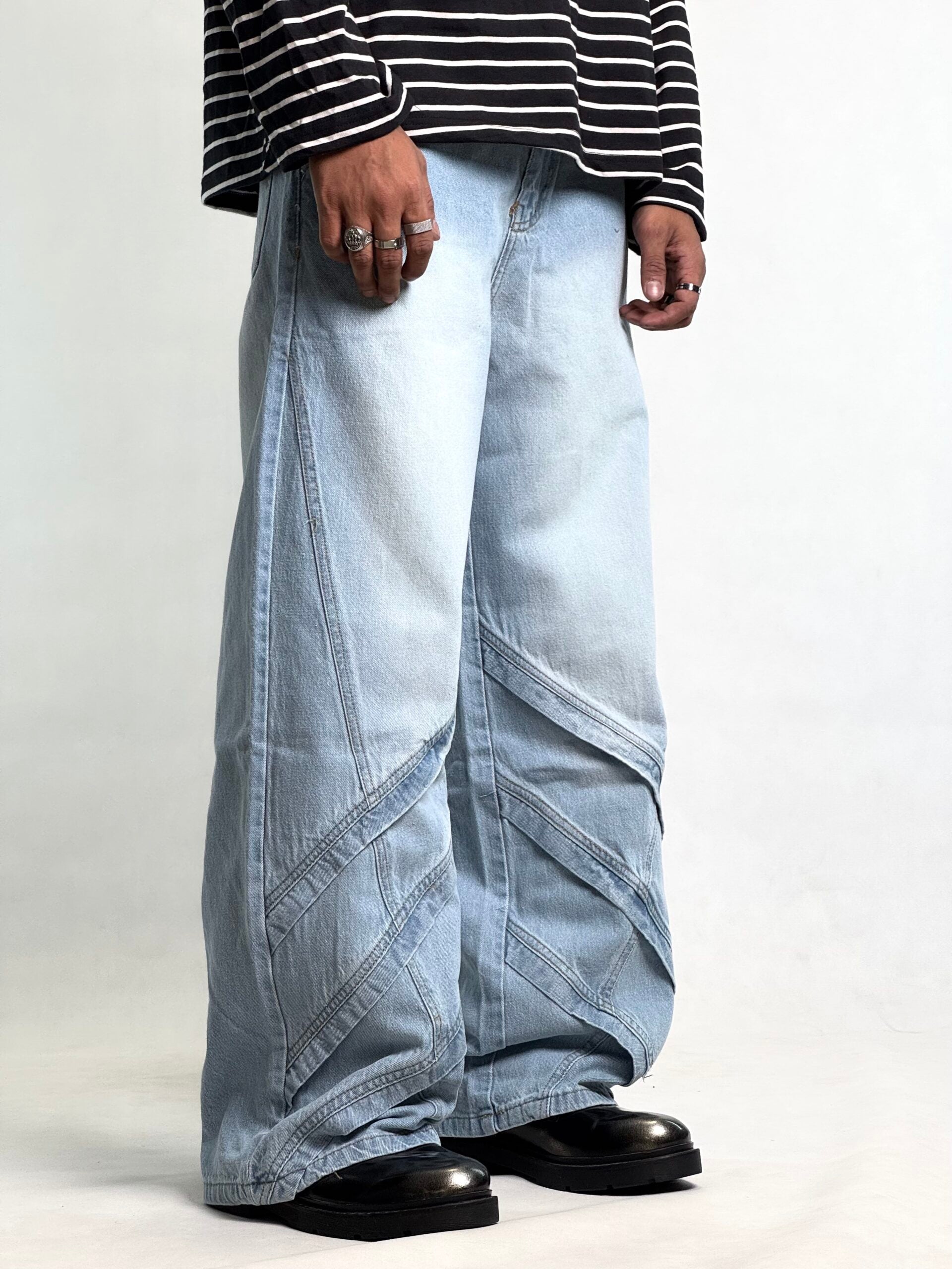 DROVE PATTERN BAGGY