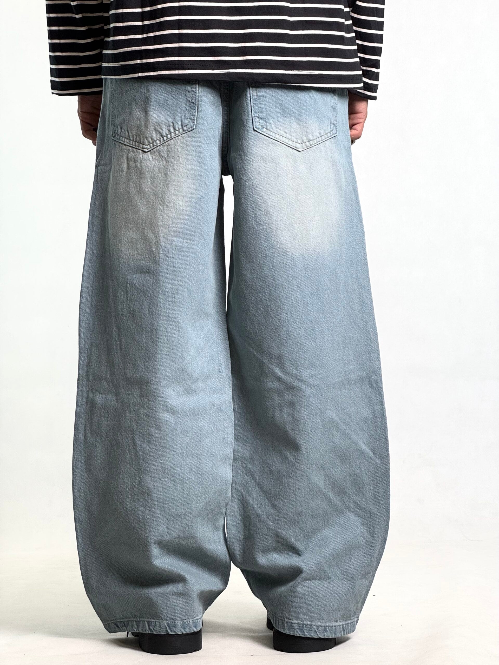 DROVE  PATTERN GREENISH BAGGY