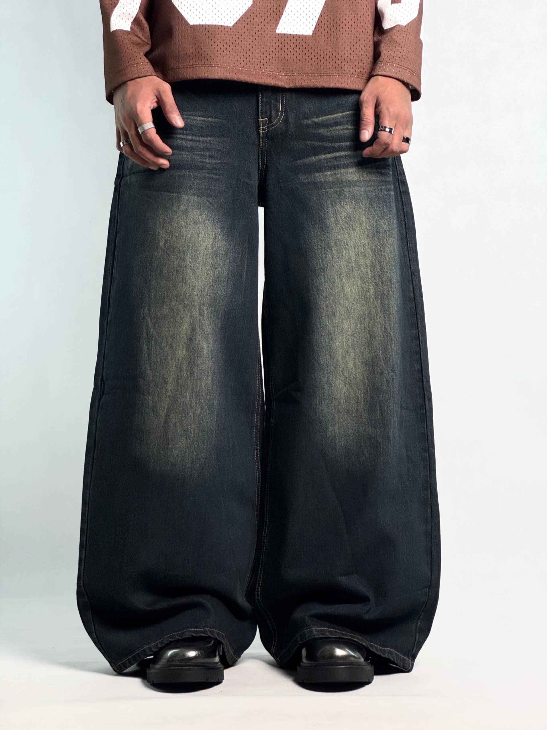 OLIVE SHADE SUPER BAGGY