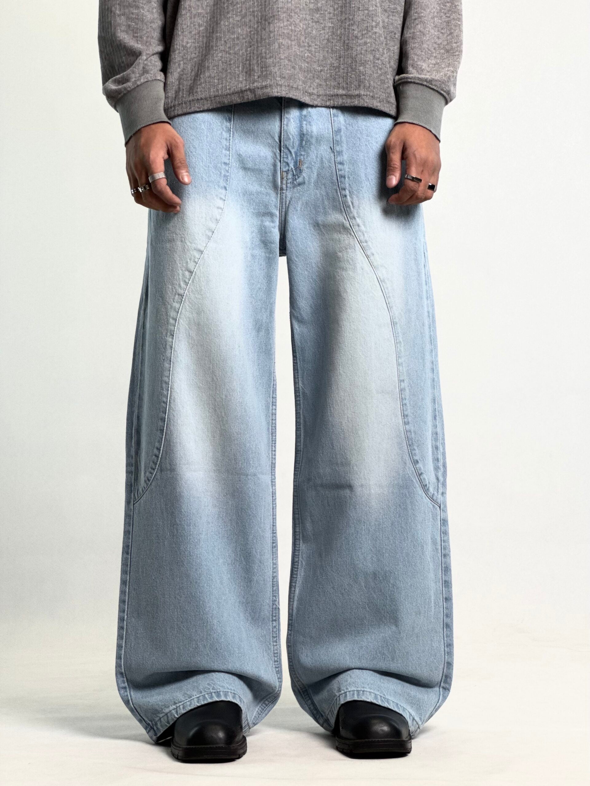AFTER HOUR BLUE BAGGY