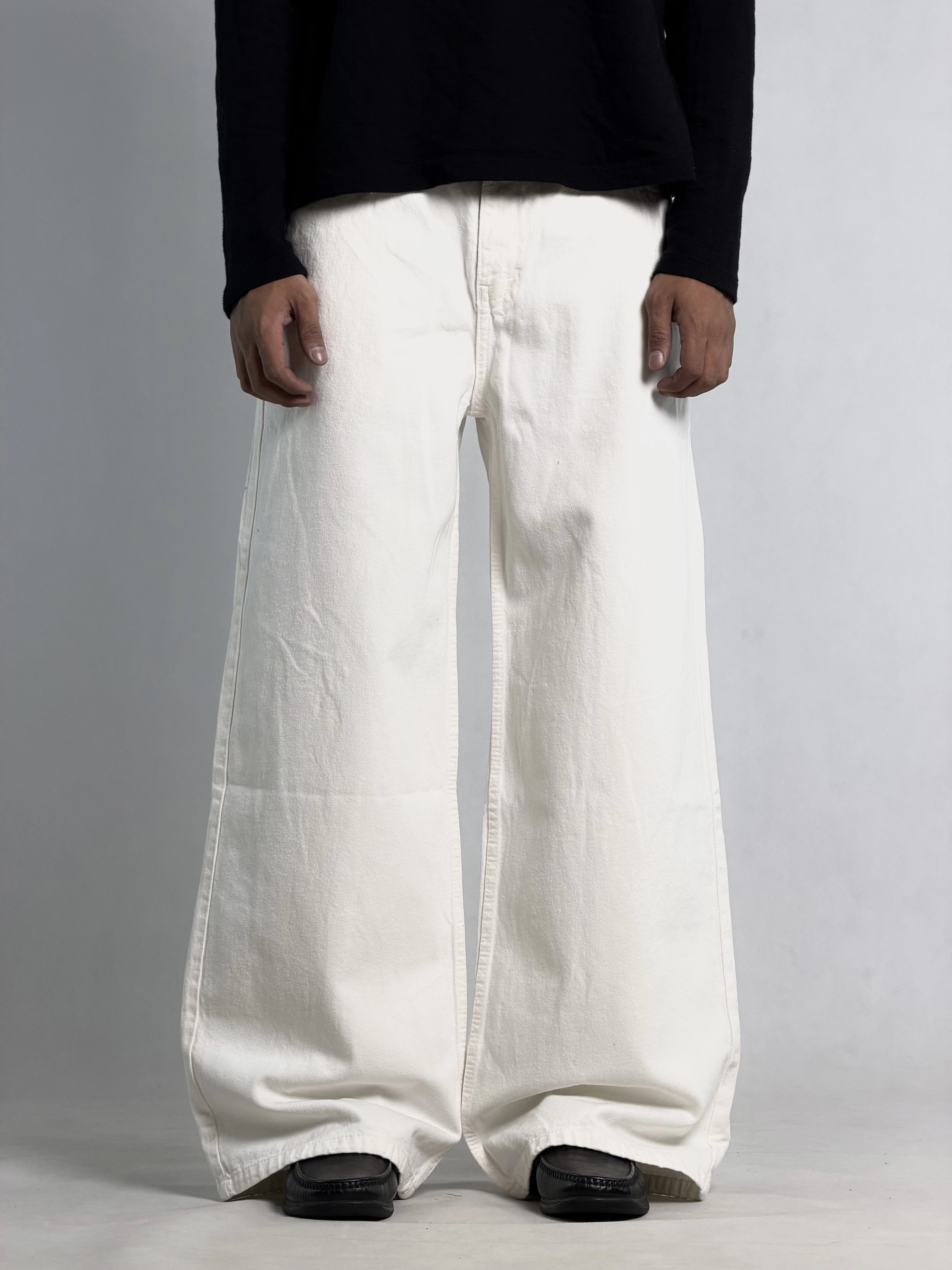 PLAIN OFF WHITE WIDE