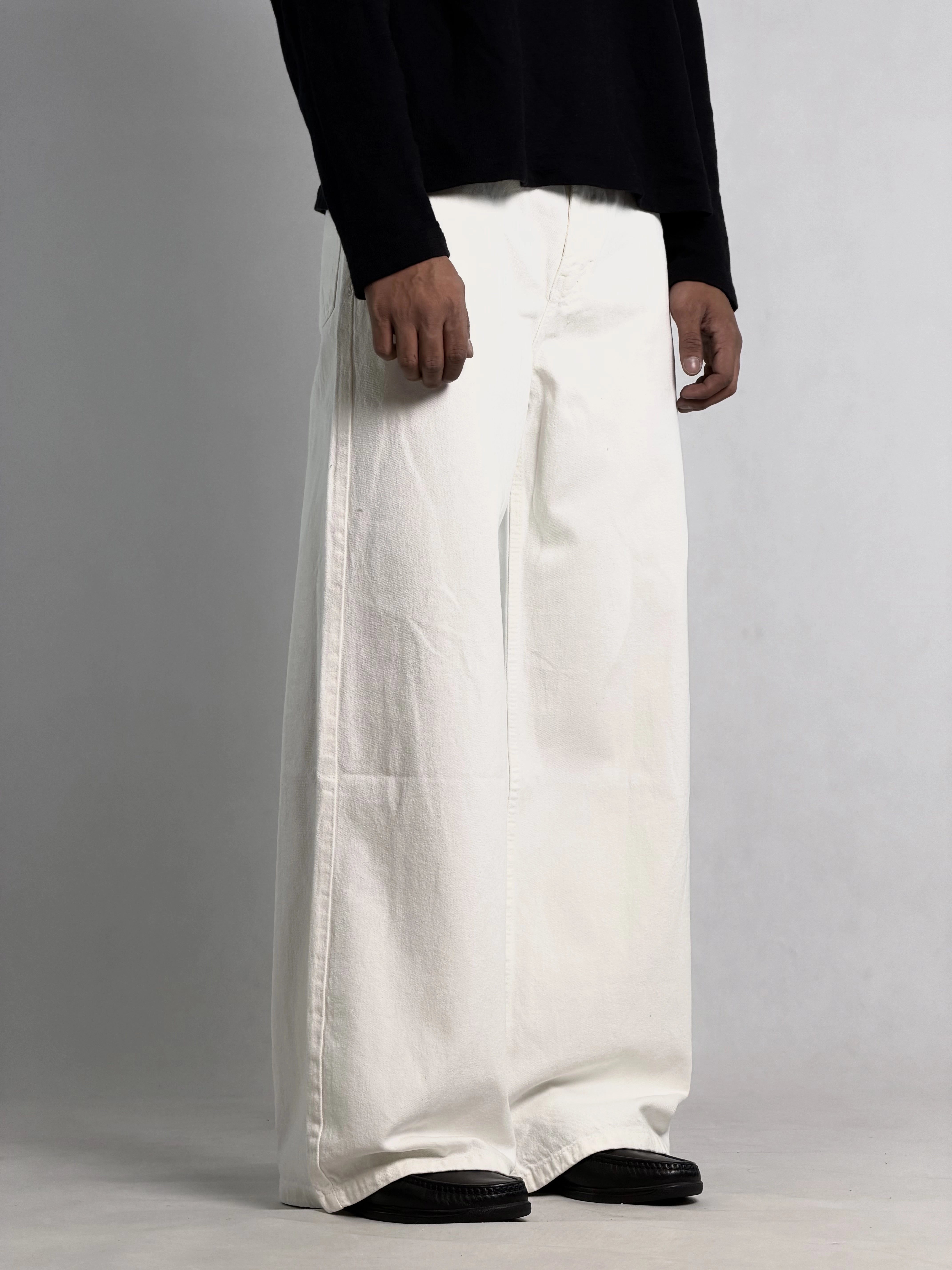 PLAIN OFF WHITE WIDE