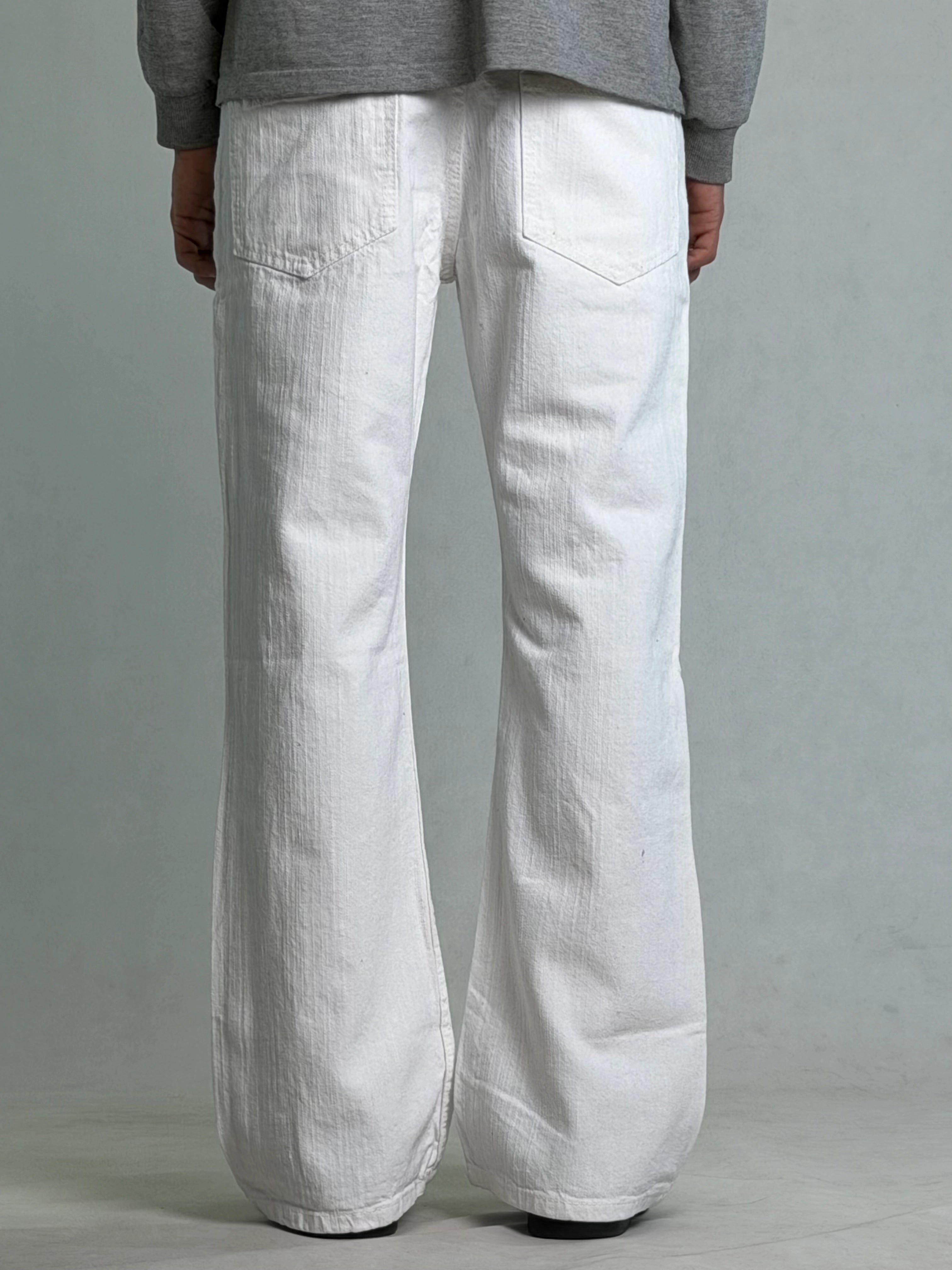 PURE WHITE BOOTCUT