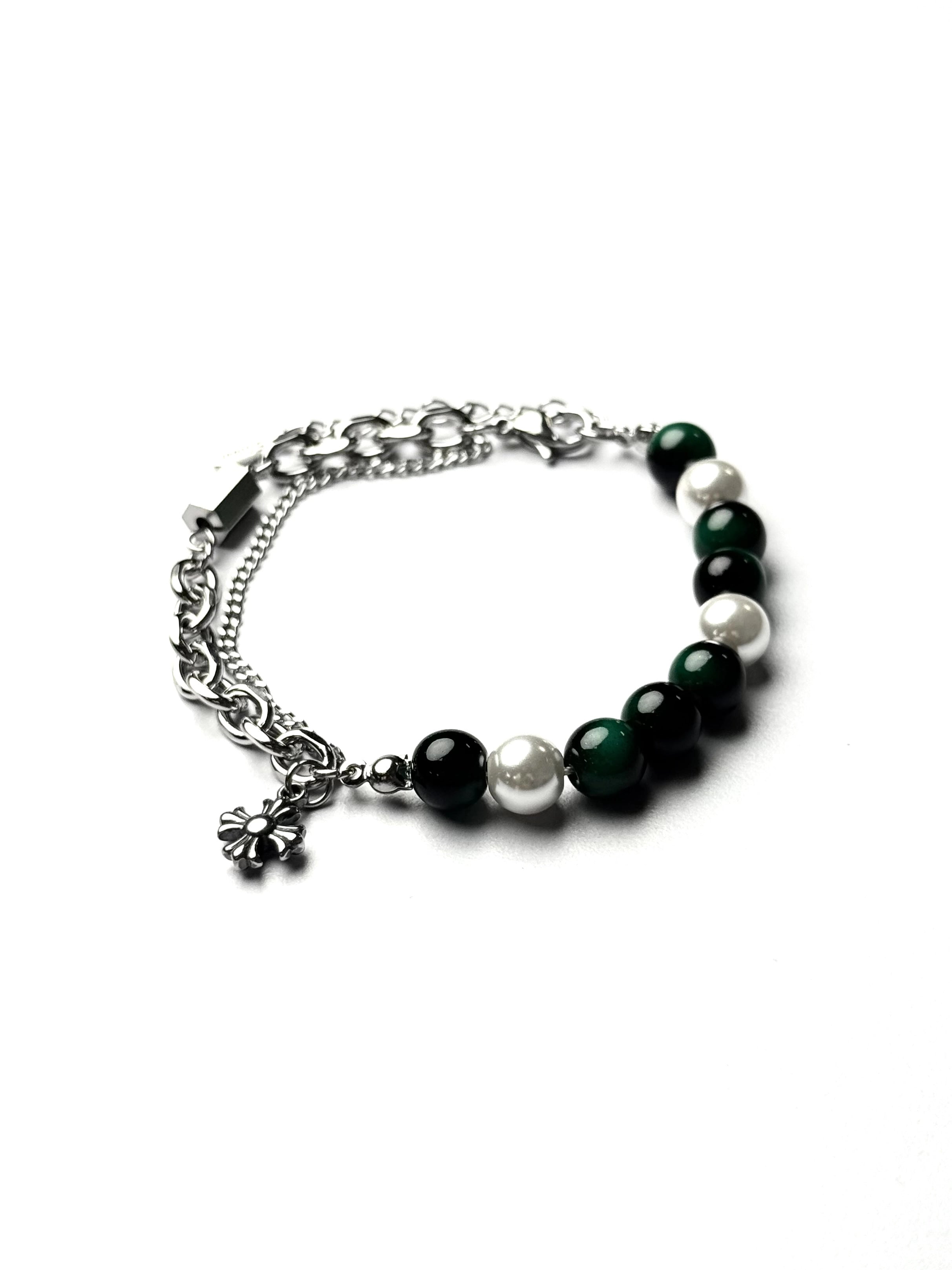BEADS X ROUND CH BRACELET