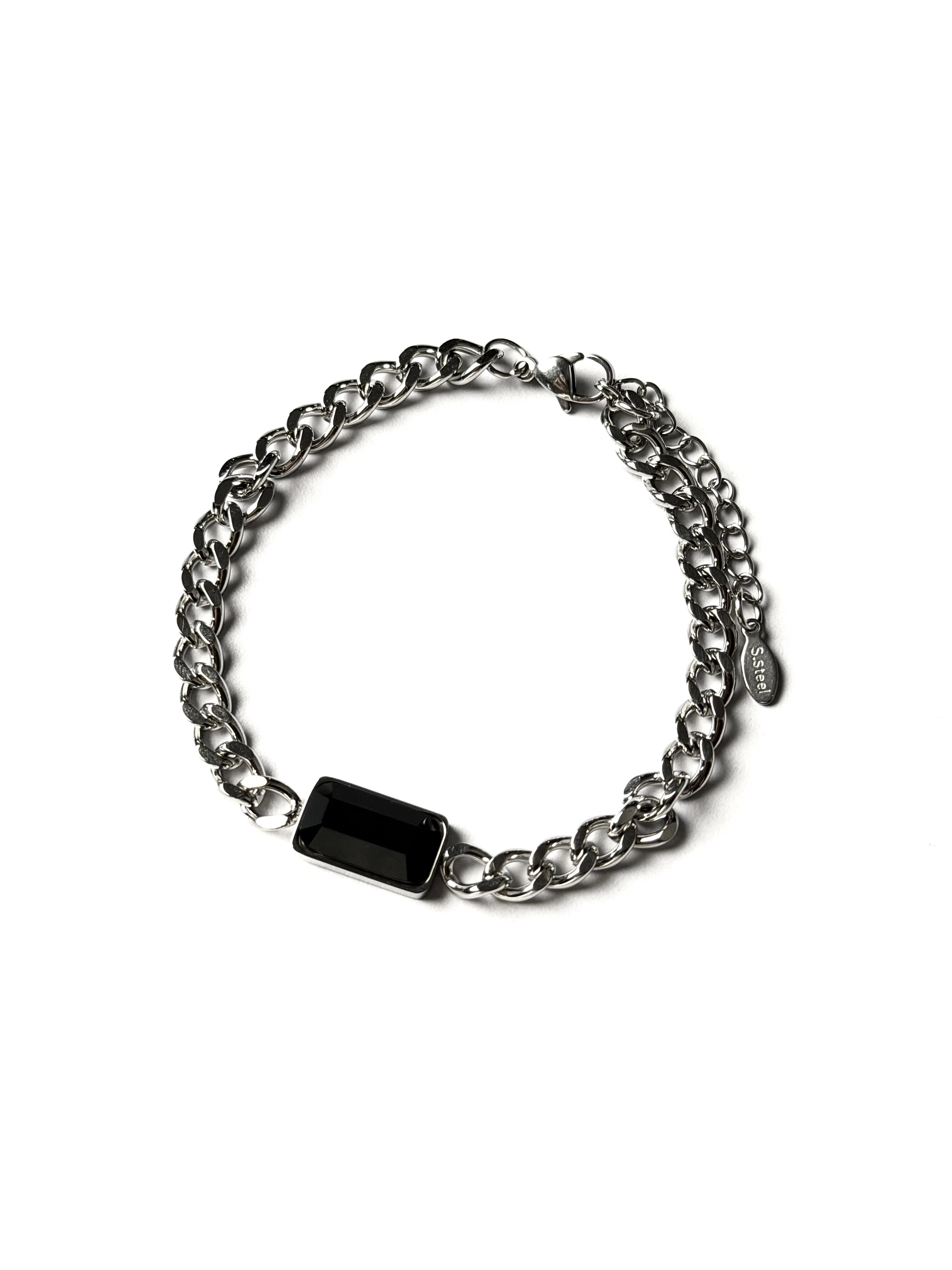 STONE BLACK BRACELET