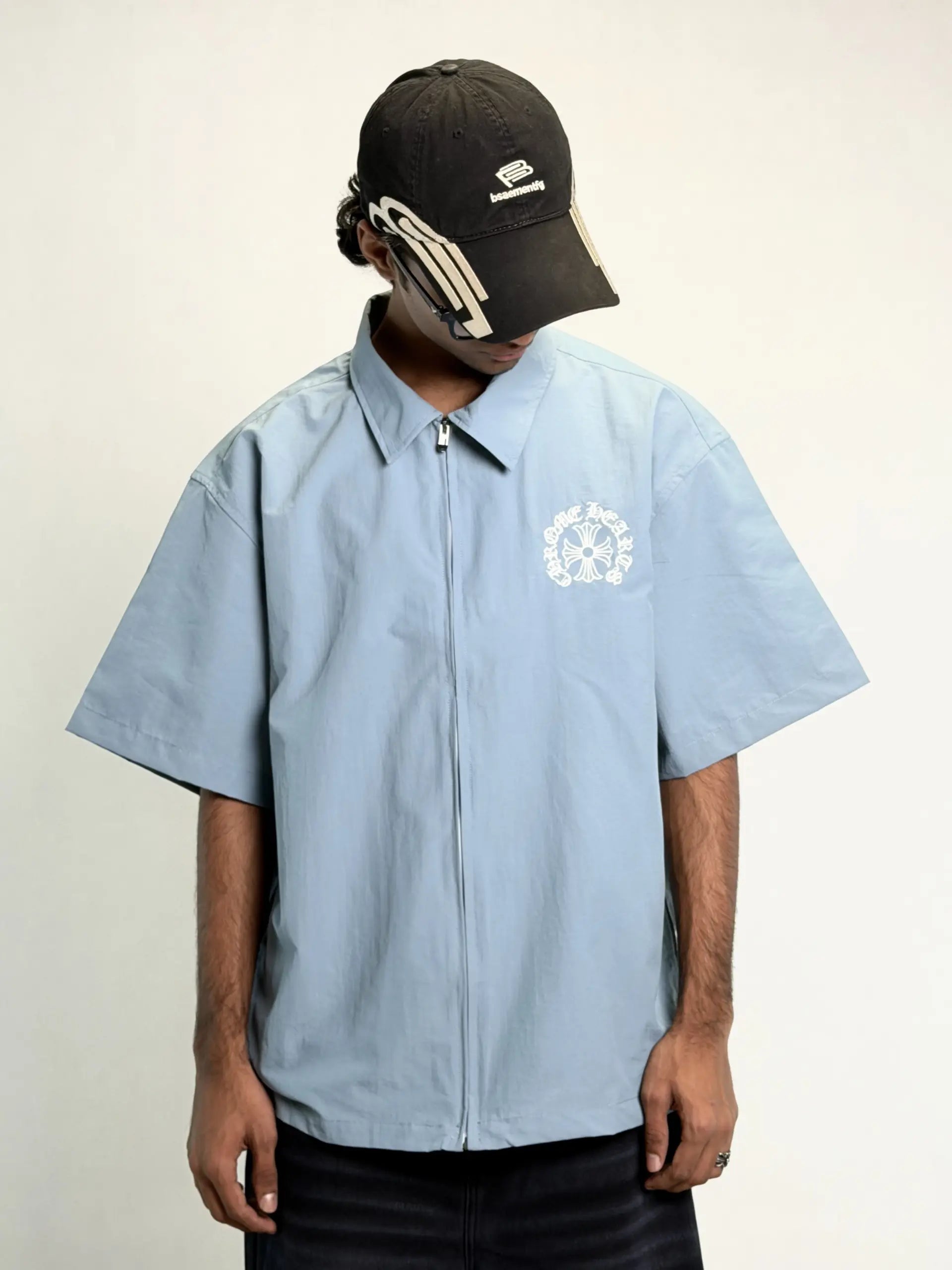 CH OVERSIZED ZIPPER BLUE