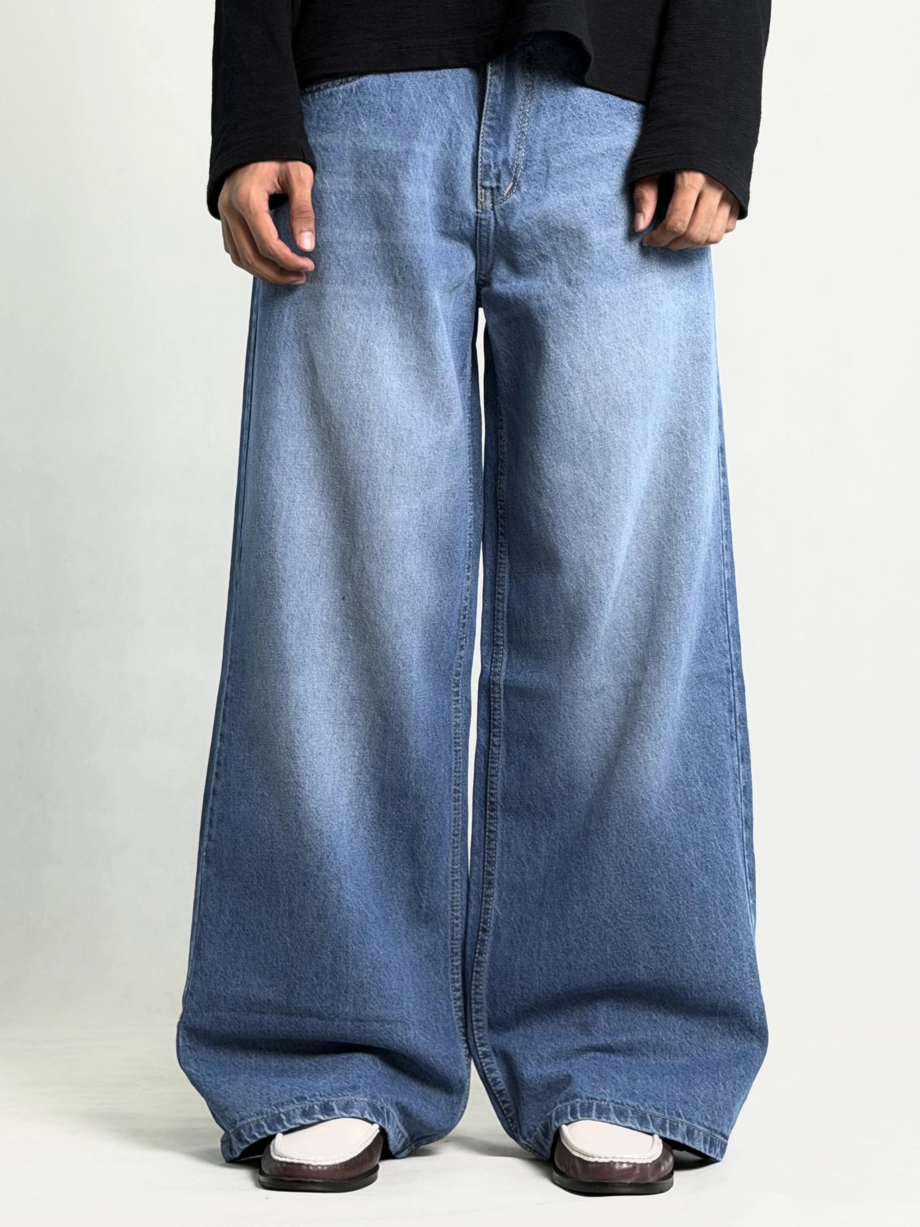 PATH BLUE BAGGY