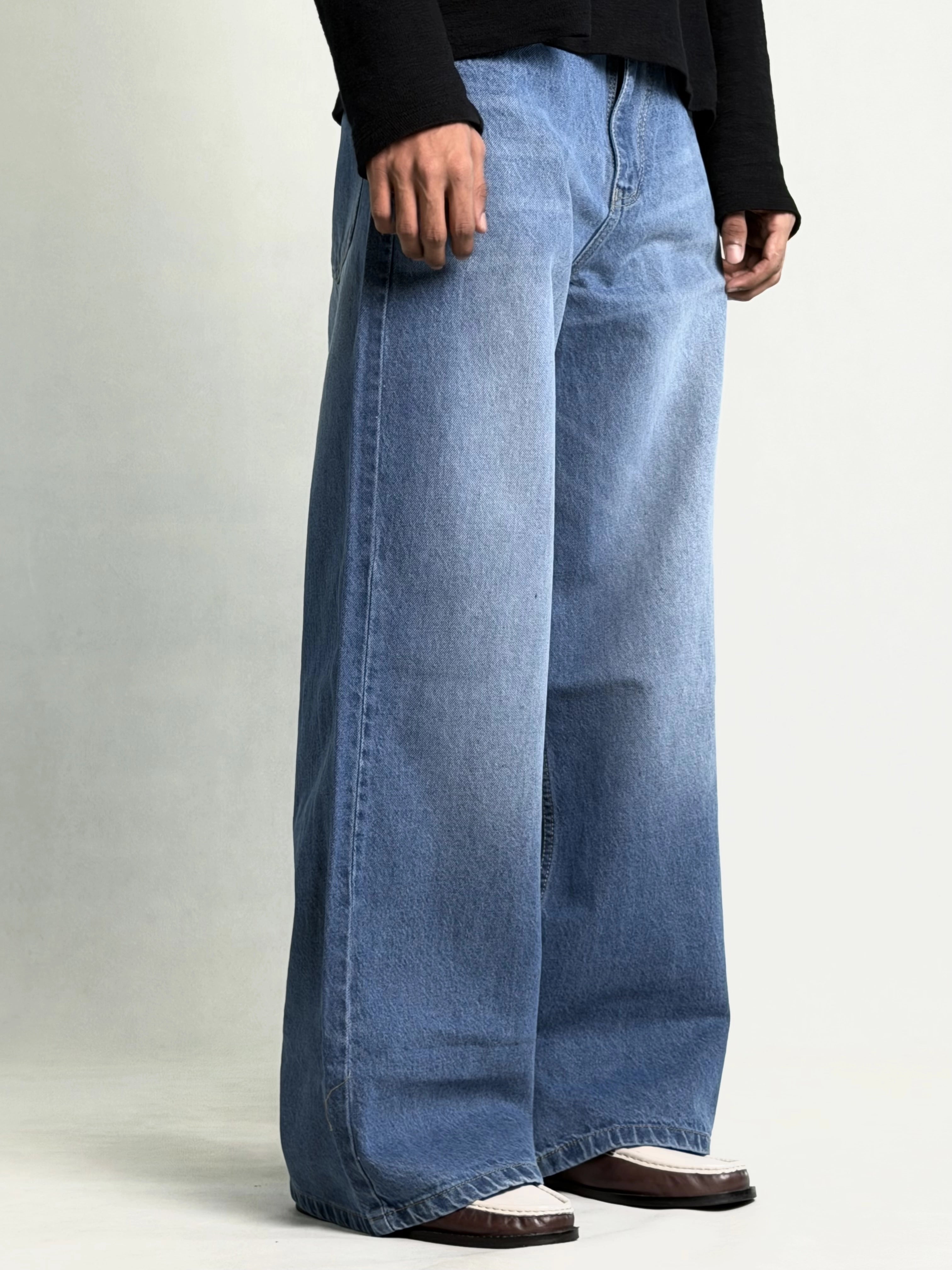 PATH BLUE BAGGY