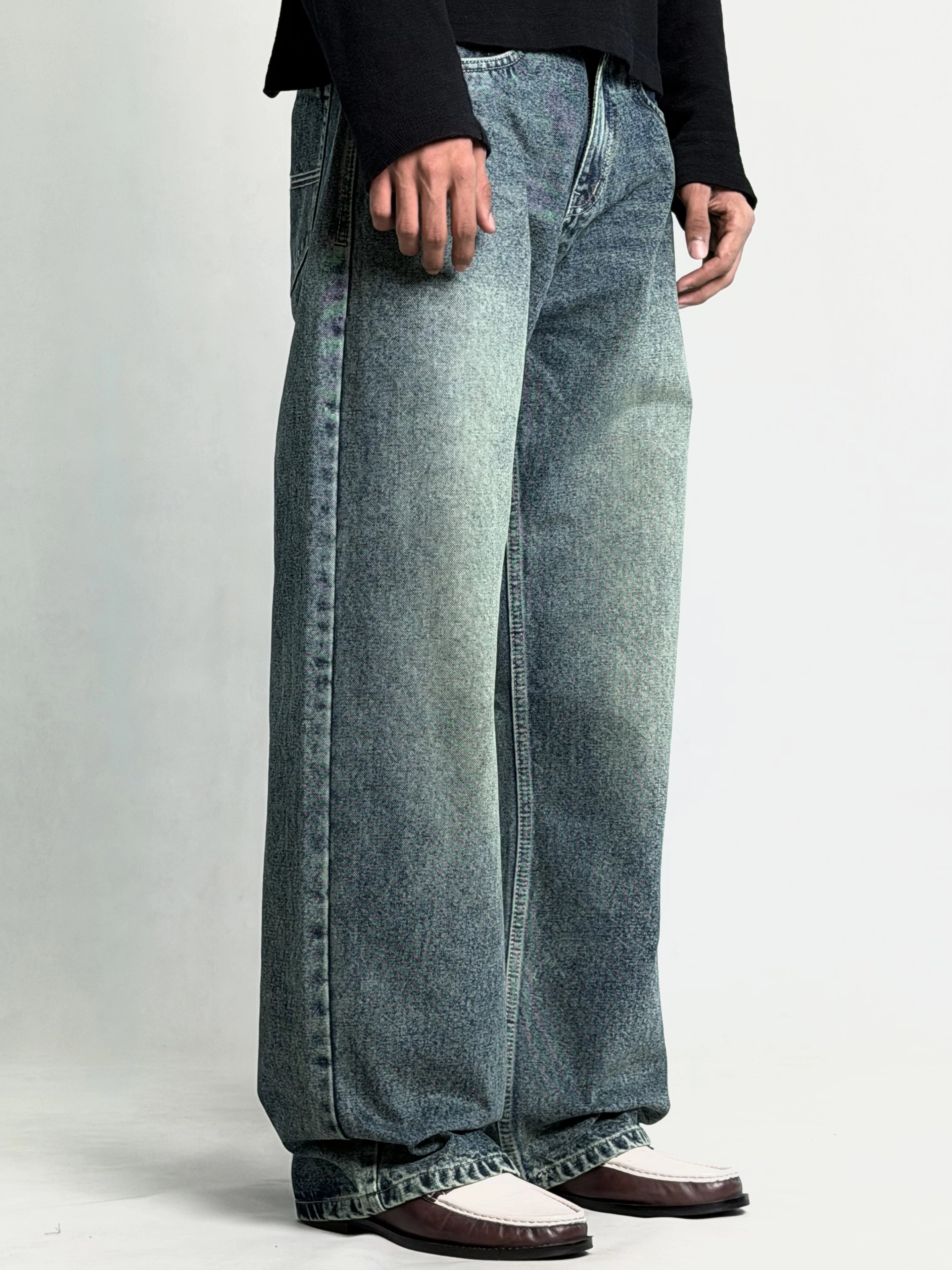 SEA GREEN BAGGY
