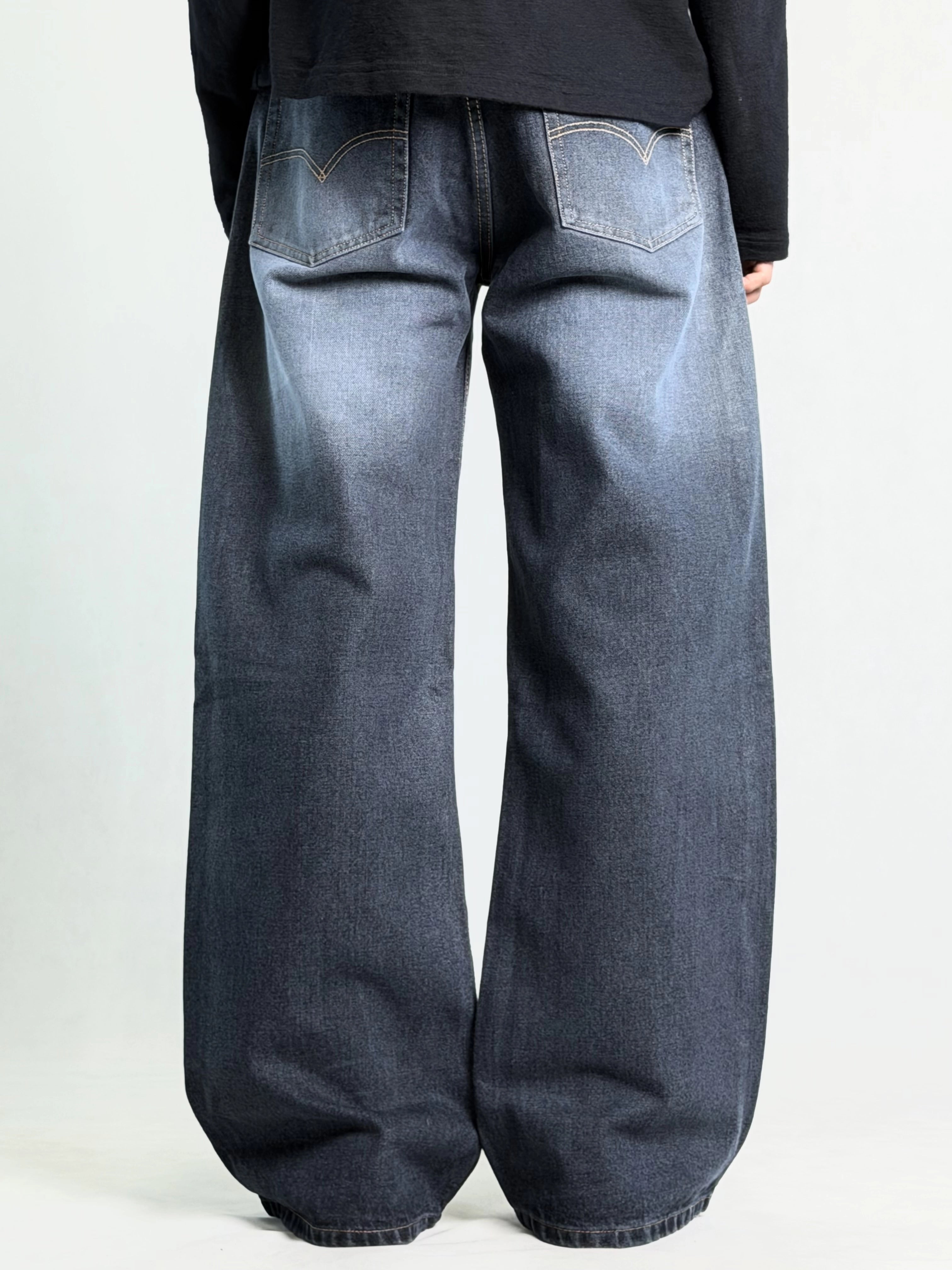 NUDE DARK BAGGY