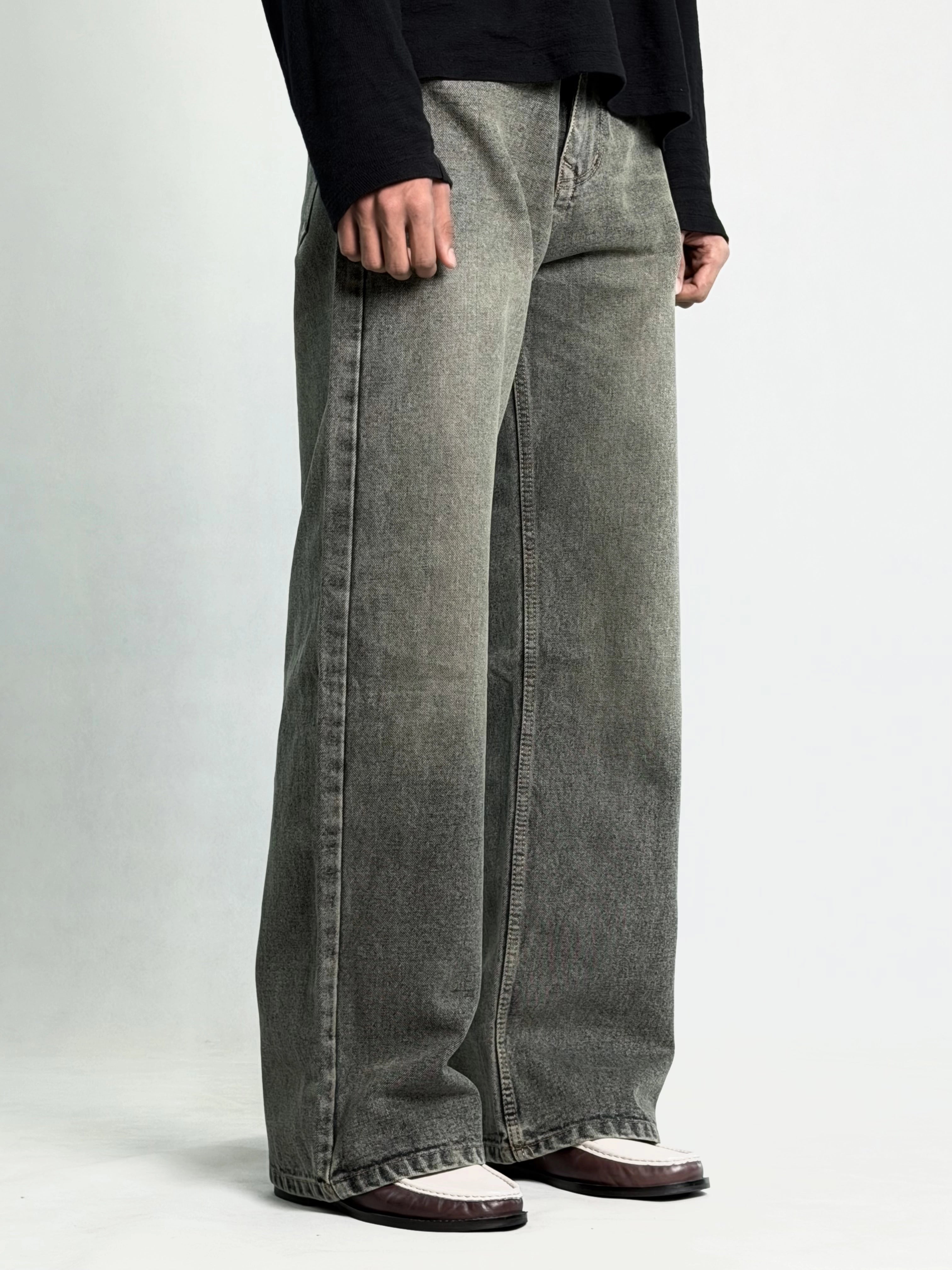 DARK GREEN BAGGY