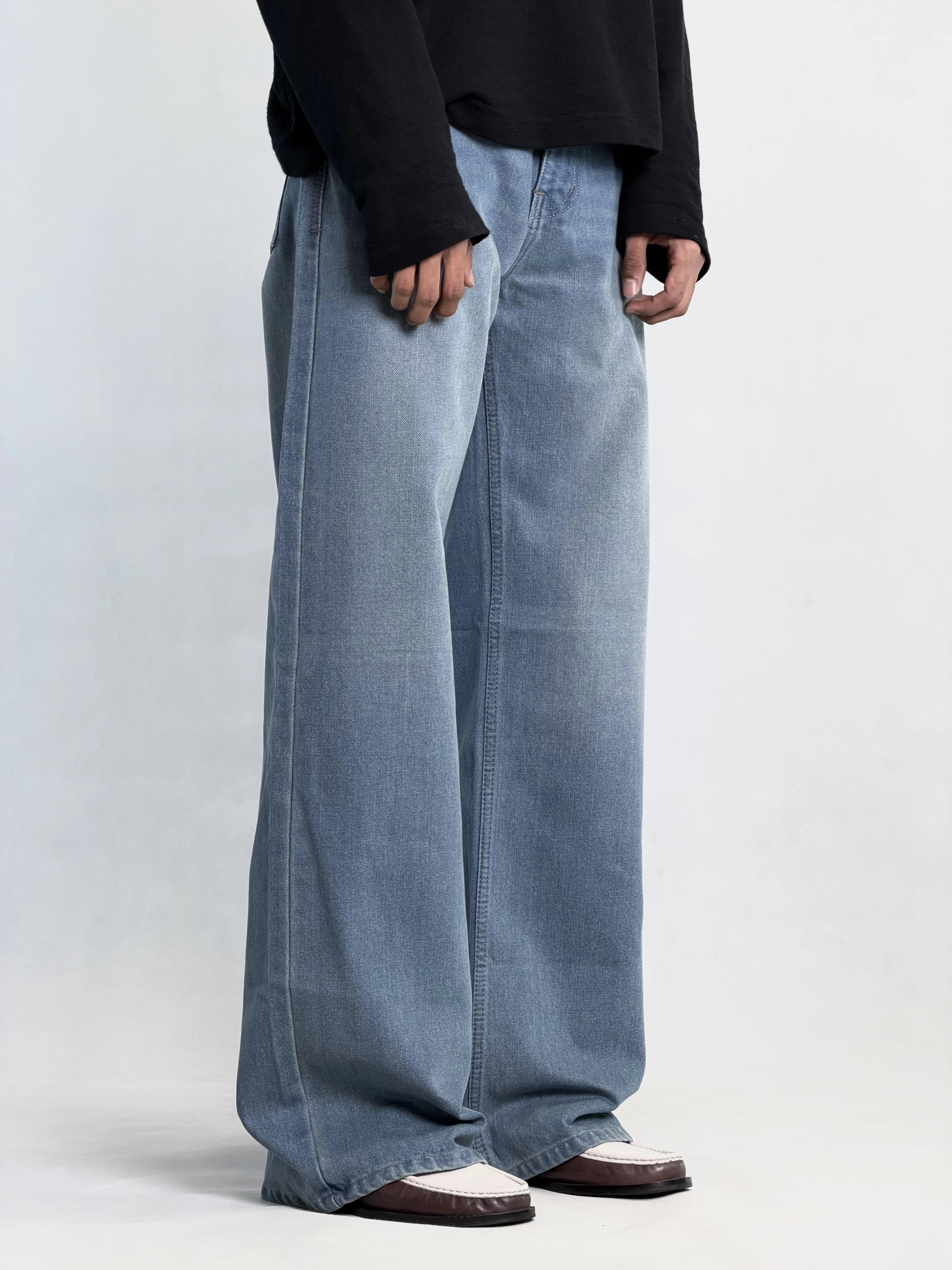 FINE BLUE BAGGY