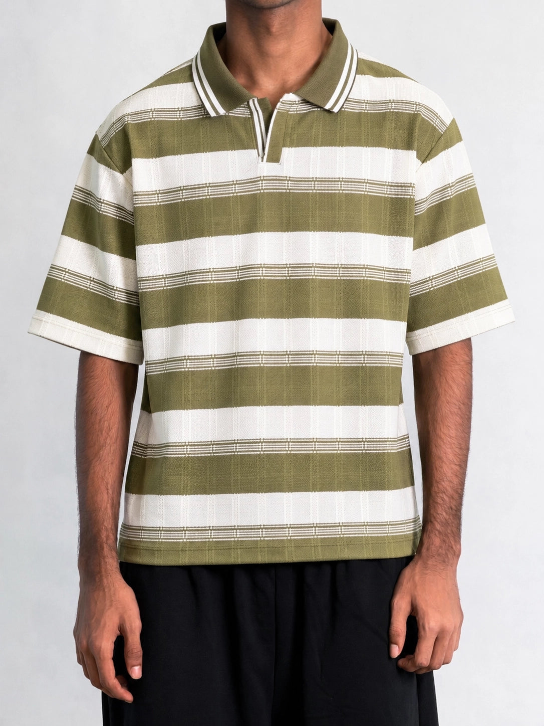BOXY COLLAR GREEN