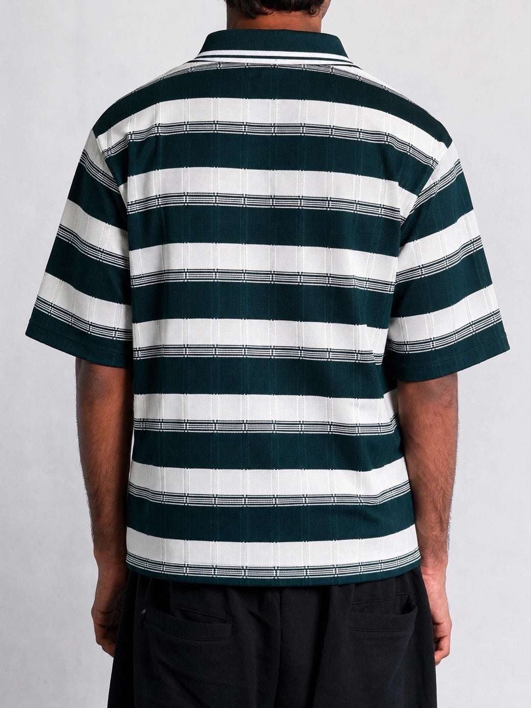 BOXY COLLAR DARK GREEN