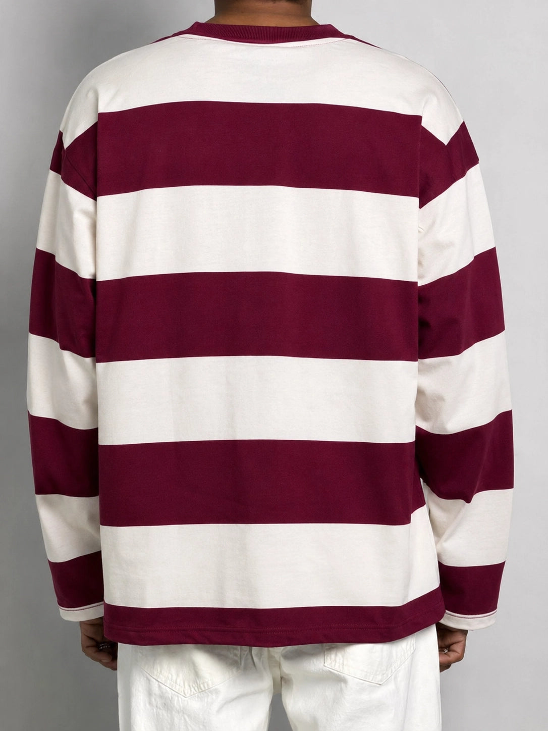 BOLD STRIPID RED FULL SLEEVE