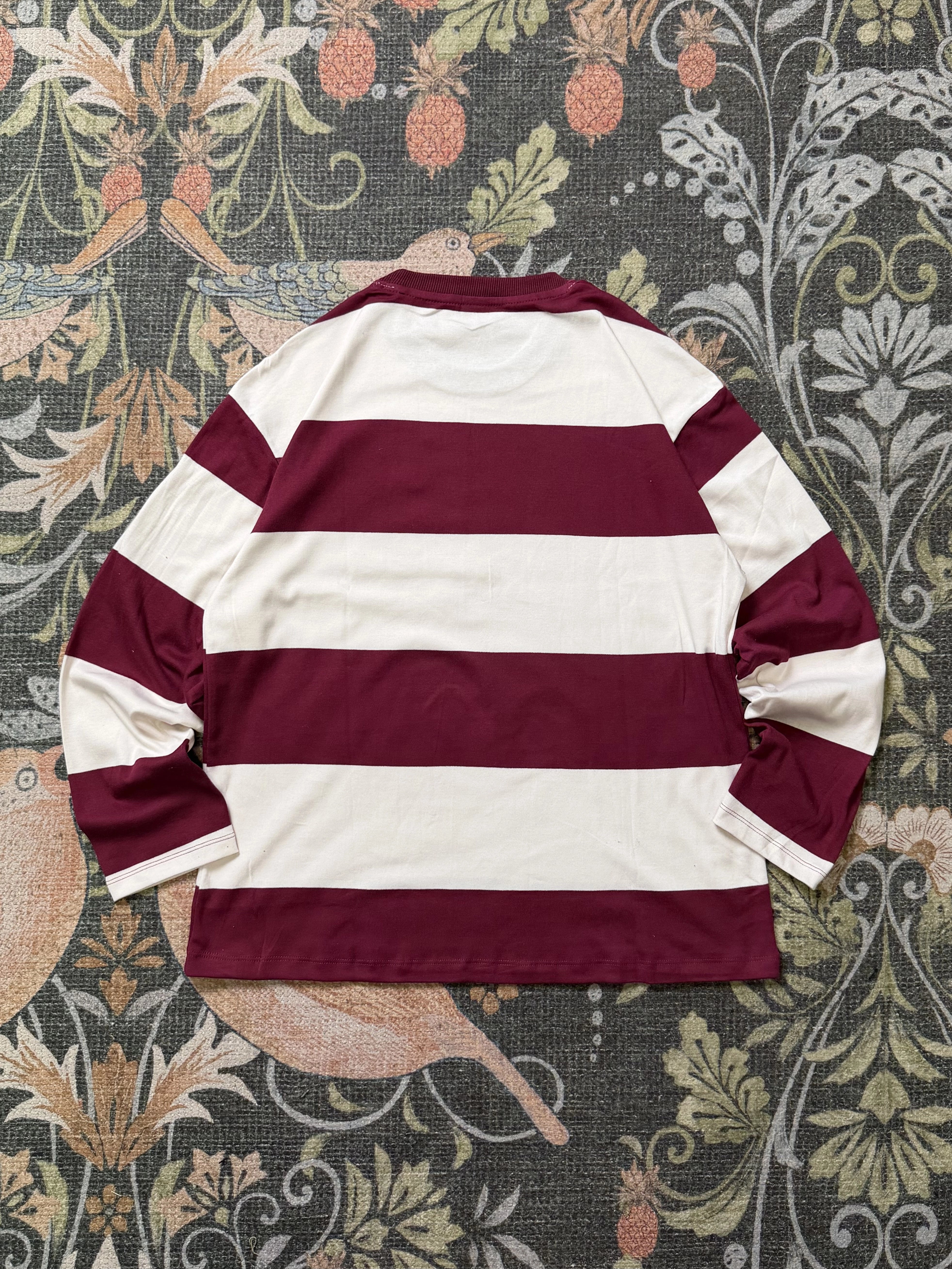 BOLD STRIPID RED FULL SLEEVE