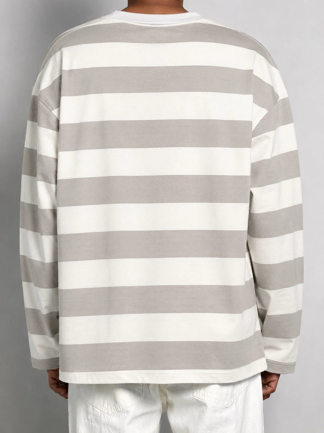 SLIM STRIPID GREY FULL SLEEVE