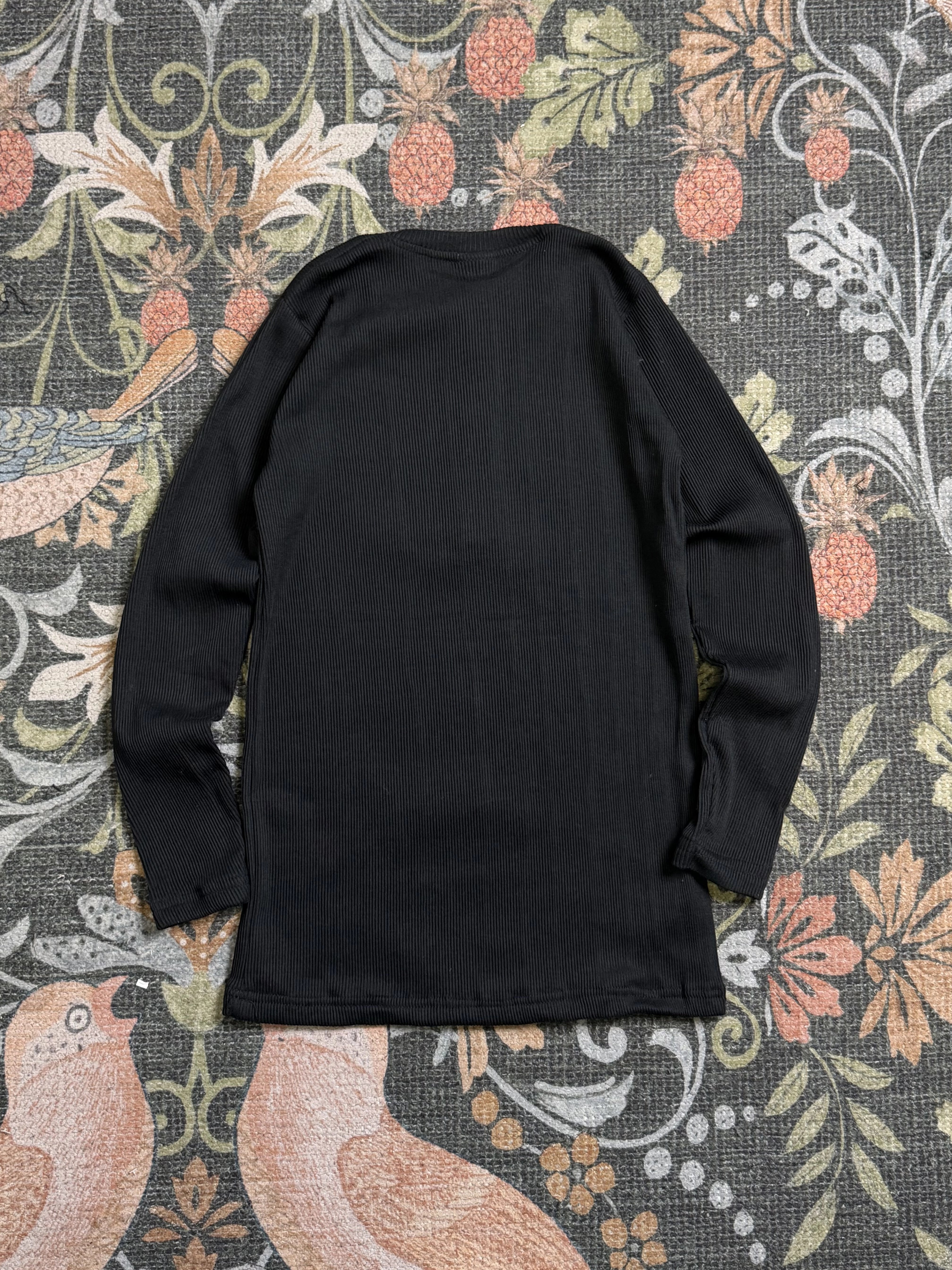HENLEY BLACK TIGHTFIT