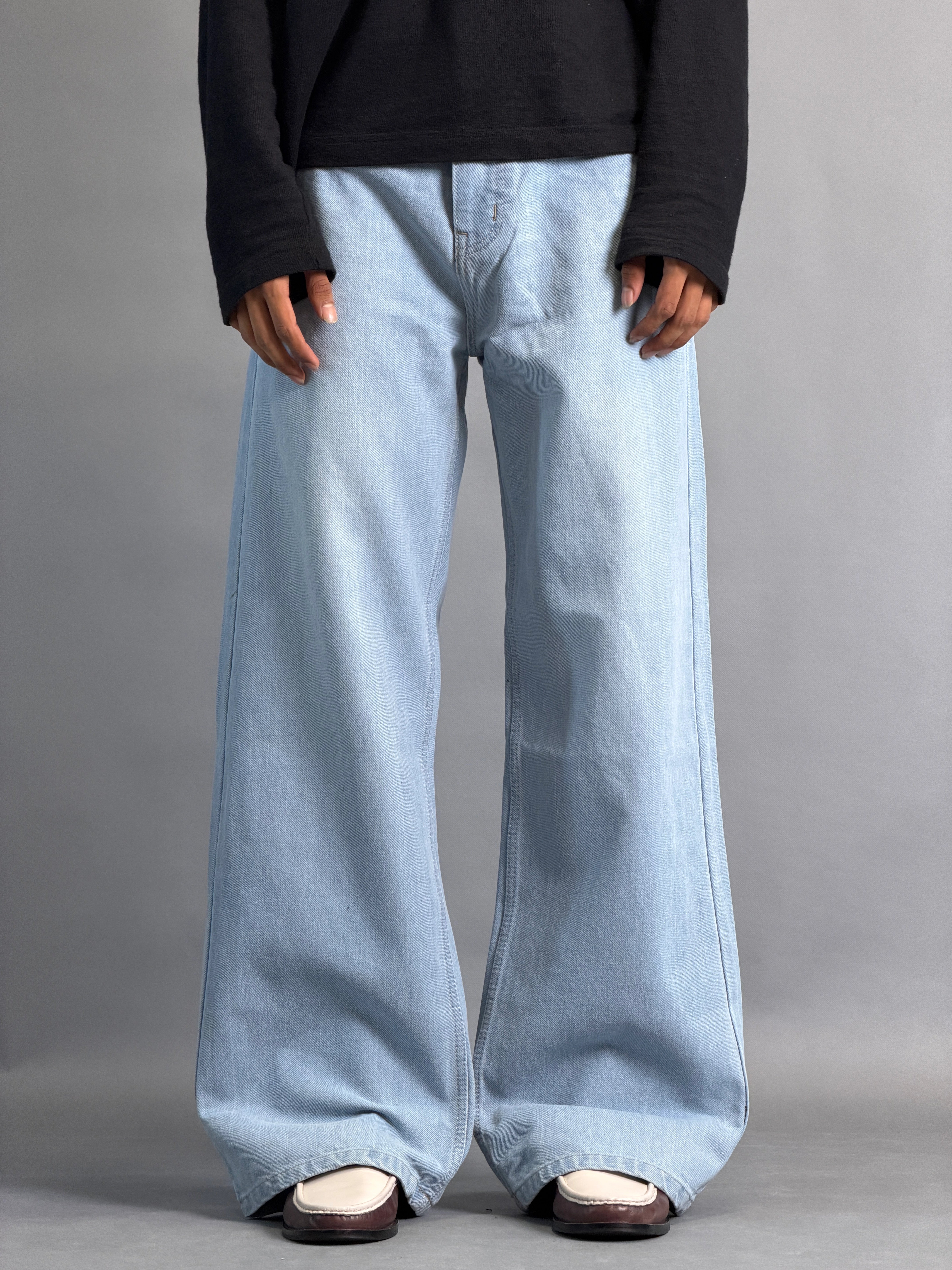 SET BLUE BAGGY