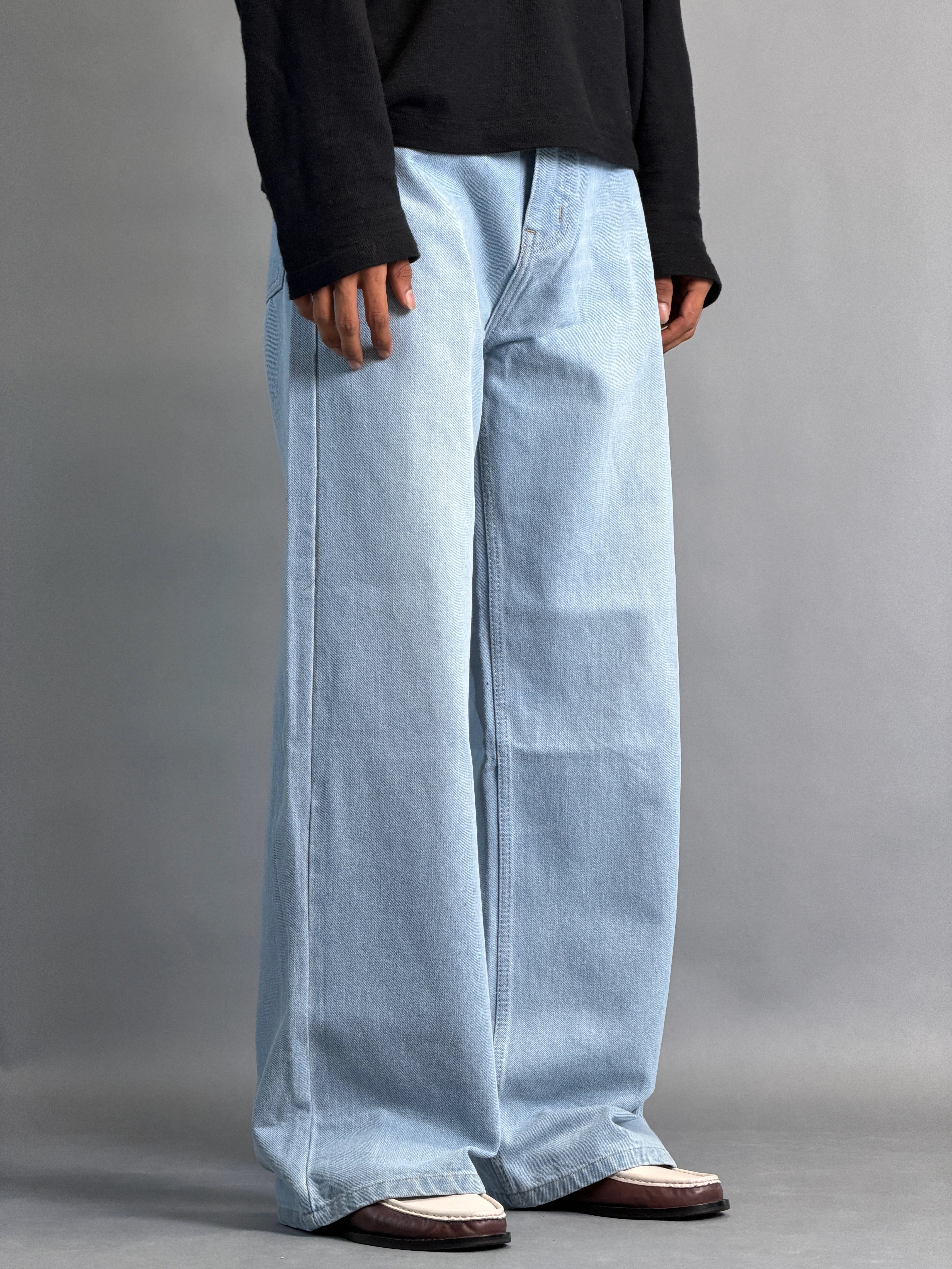 SET BLUE BAGGY