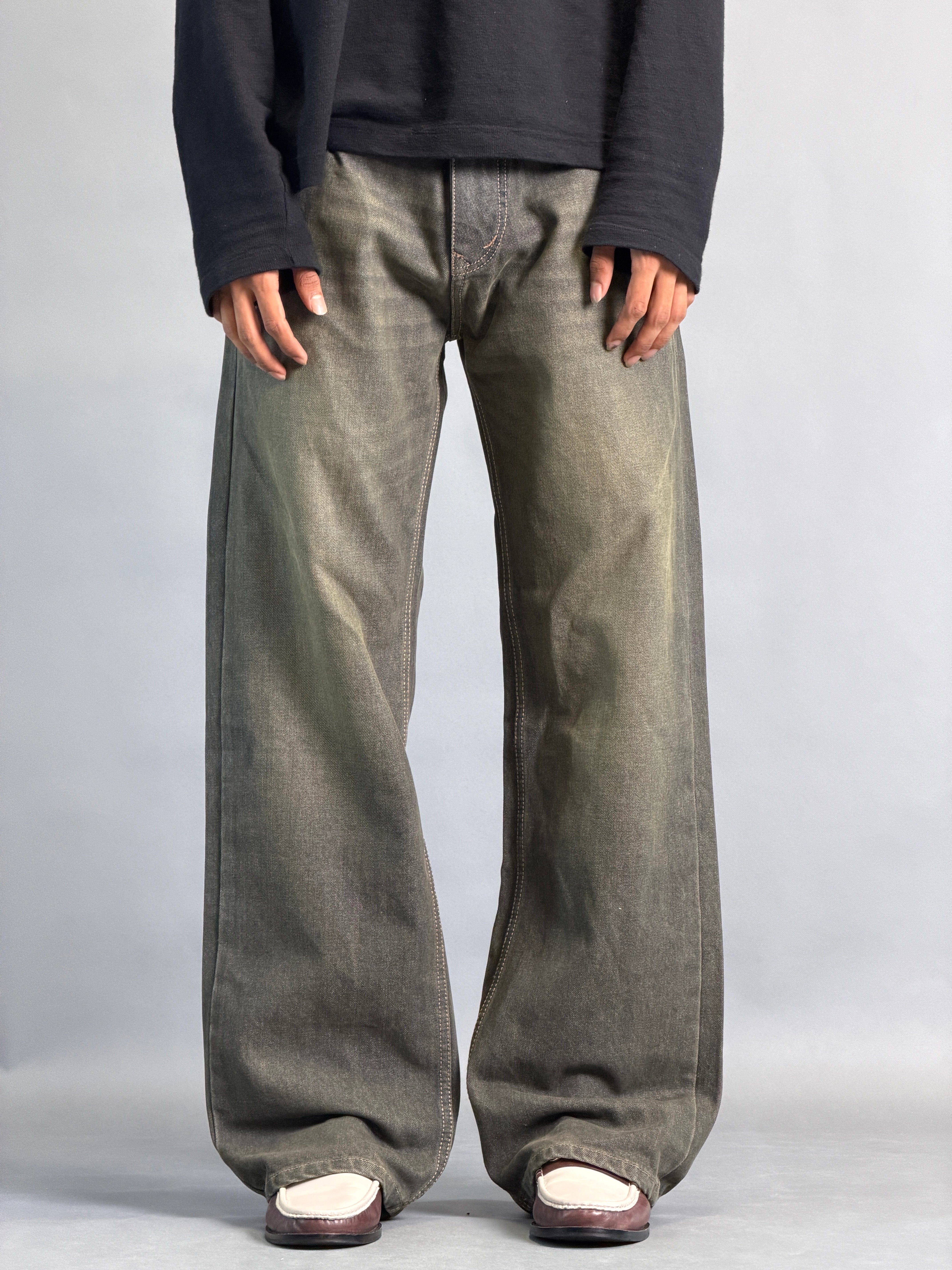 SET GREEN BAGGY