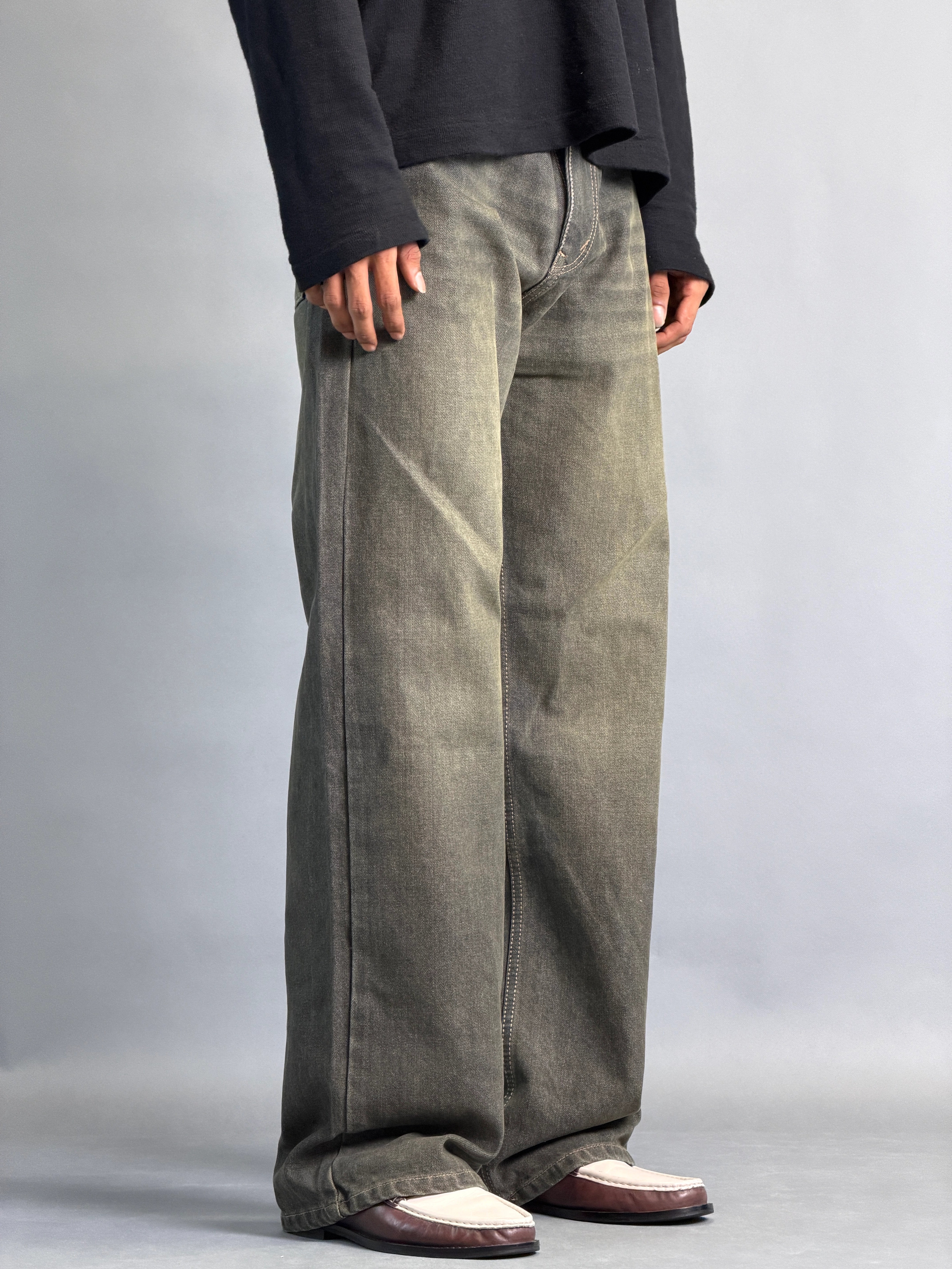 SET GREEN BAGGY