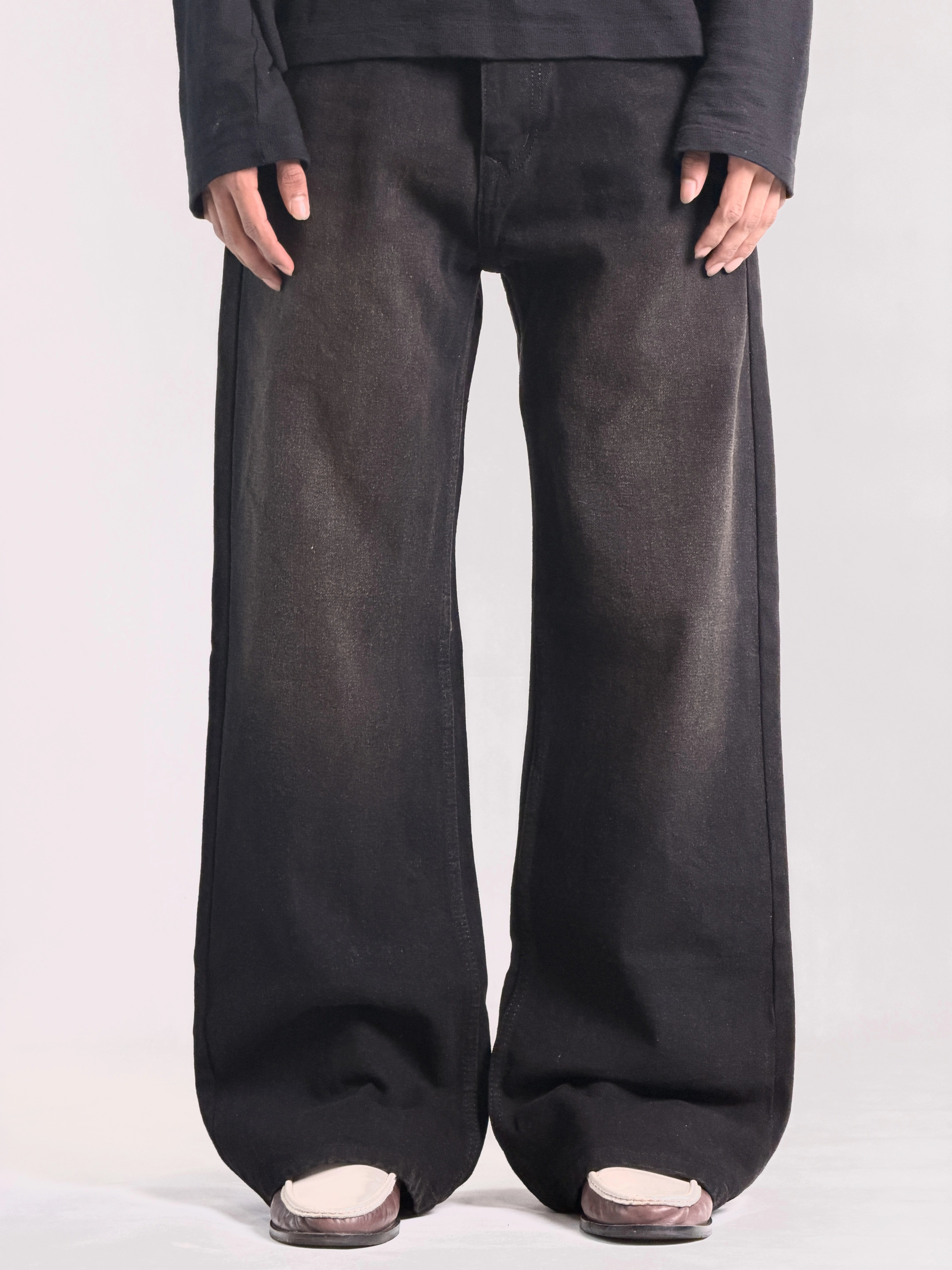 RUST BROWN BAGGY