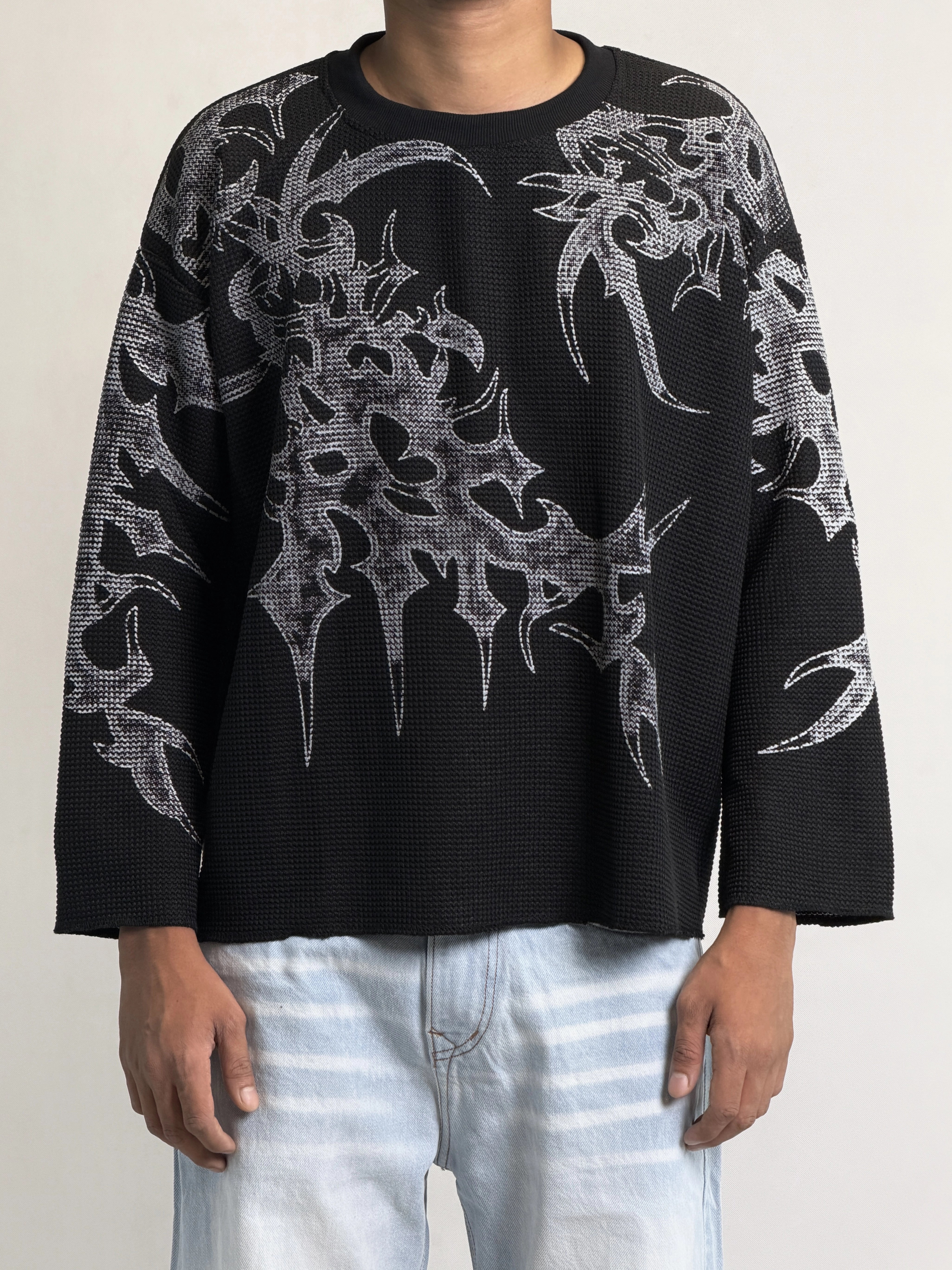 FIRE WAFFLE TEE