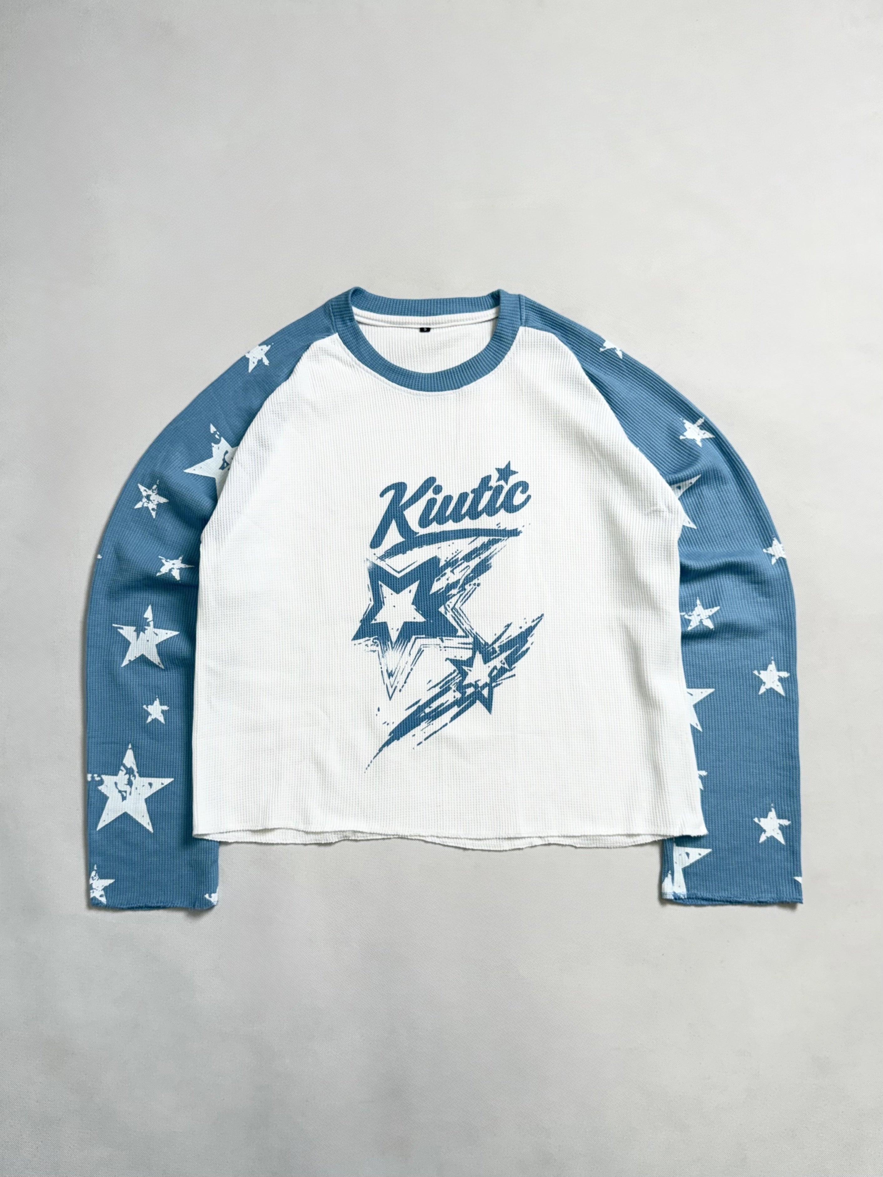 RAGLAN STAR WAFFLE