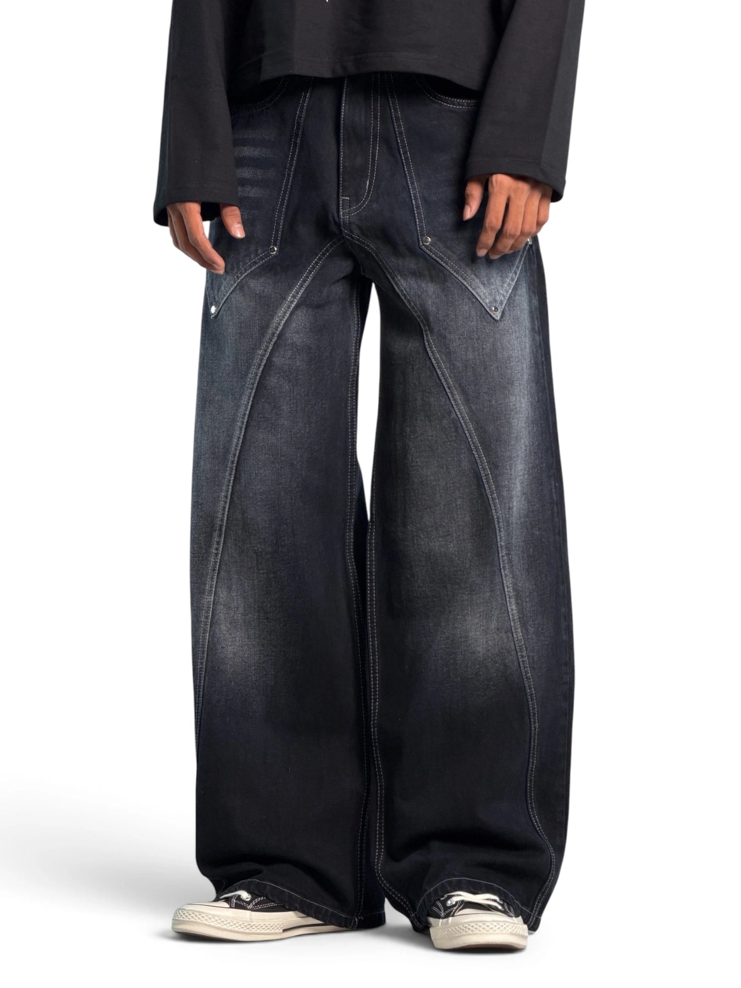 ELAINE DARK BAGGY
