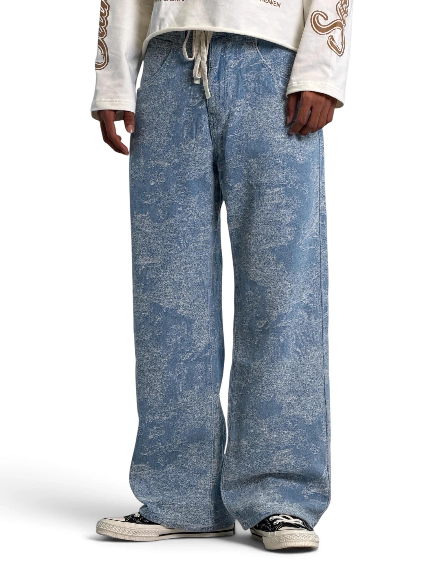 CLOUD STITCH BAGGY