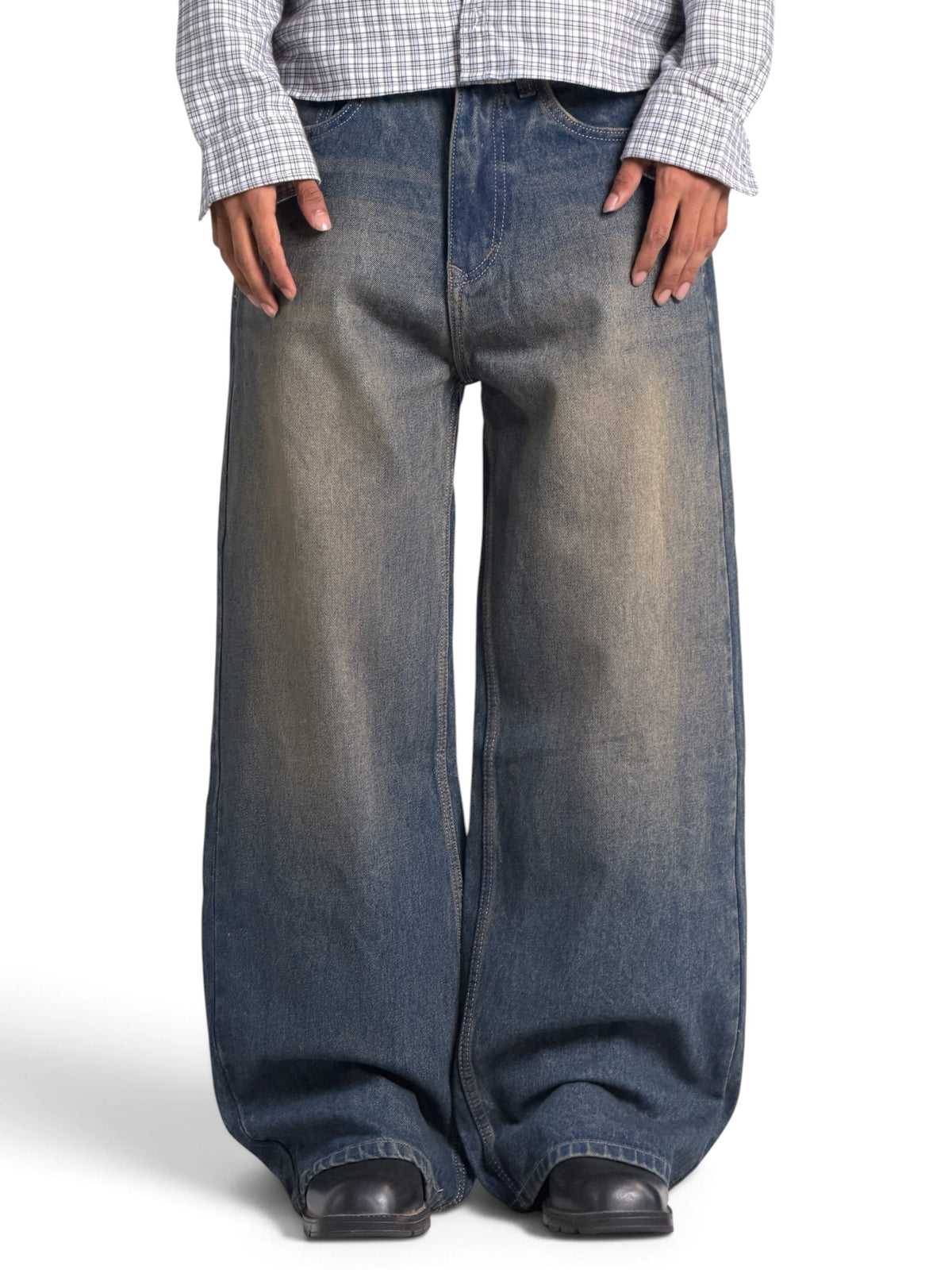 BROWNISH BLUE WIDE