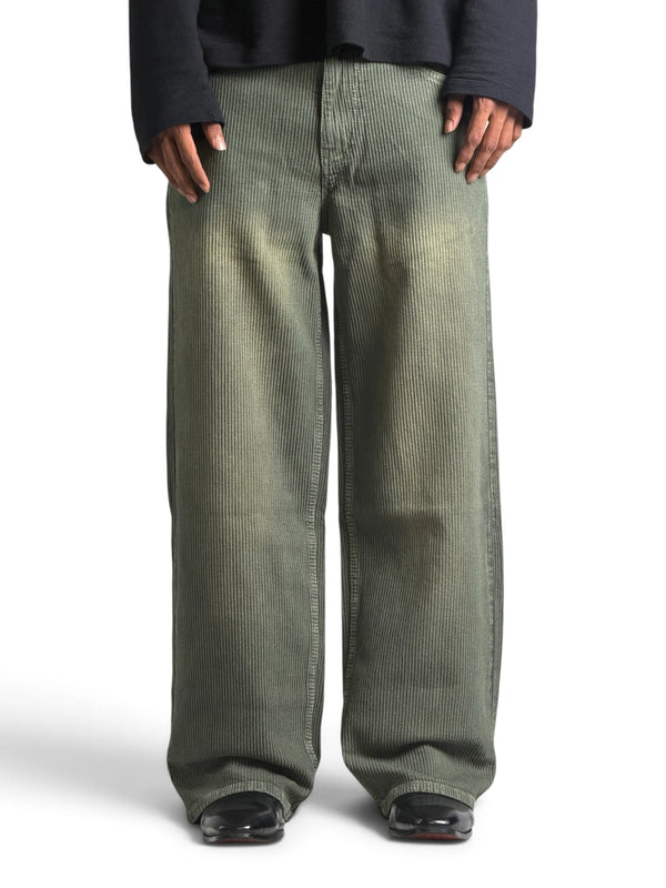 CORDUROY GREEN BAGGY
