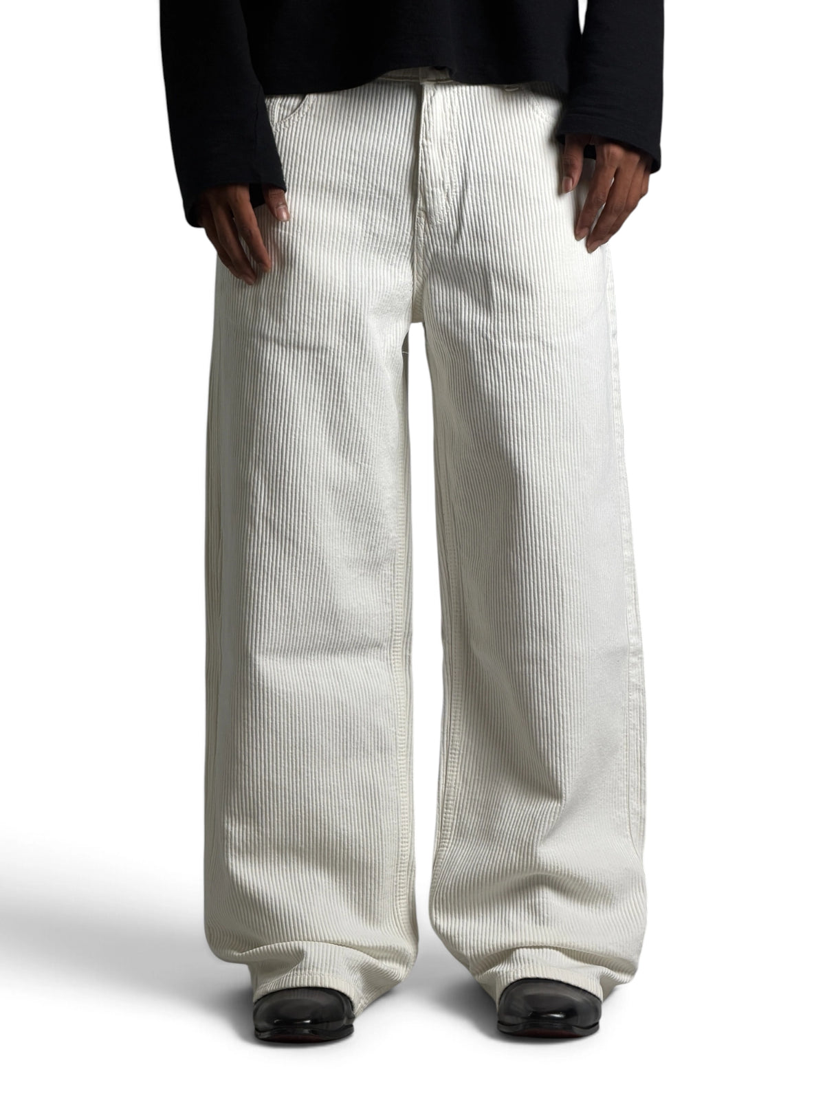 CORDUROY WHITE BAGGY