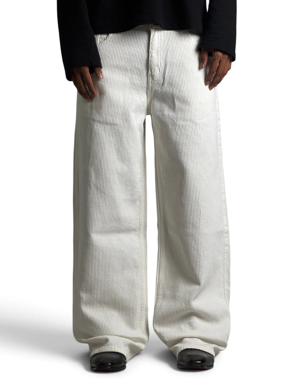CORDUROY WHITE BAGGY