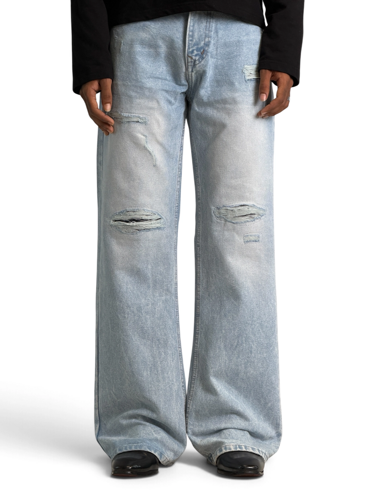 PATCH BLUE BOOTCUT