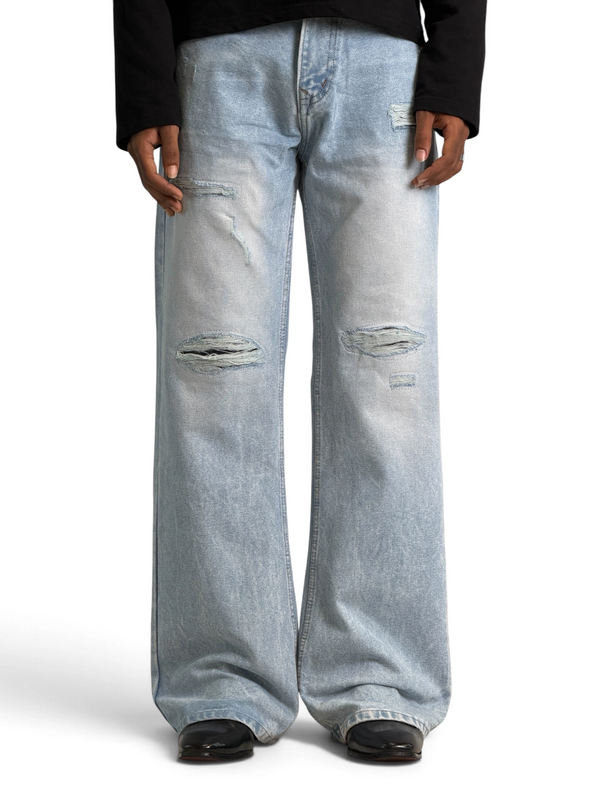 PATCH BLUE BOOTCUT