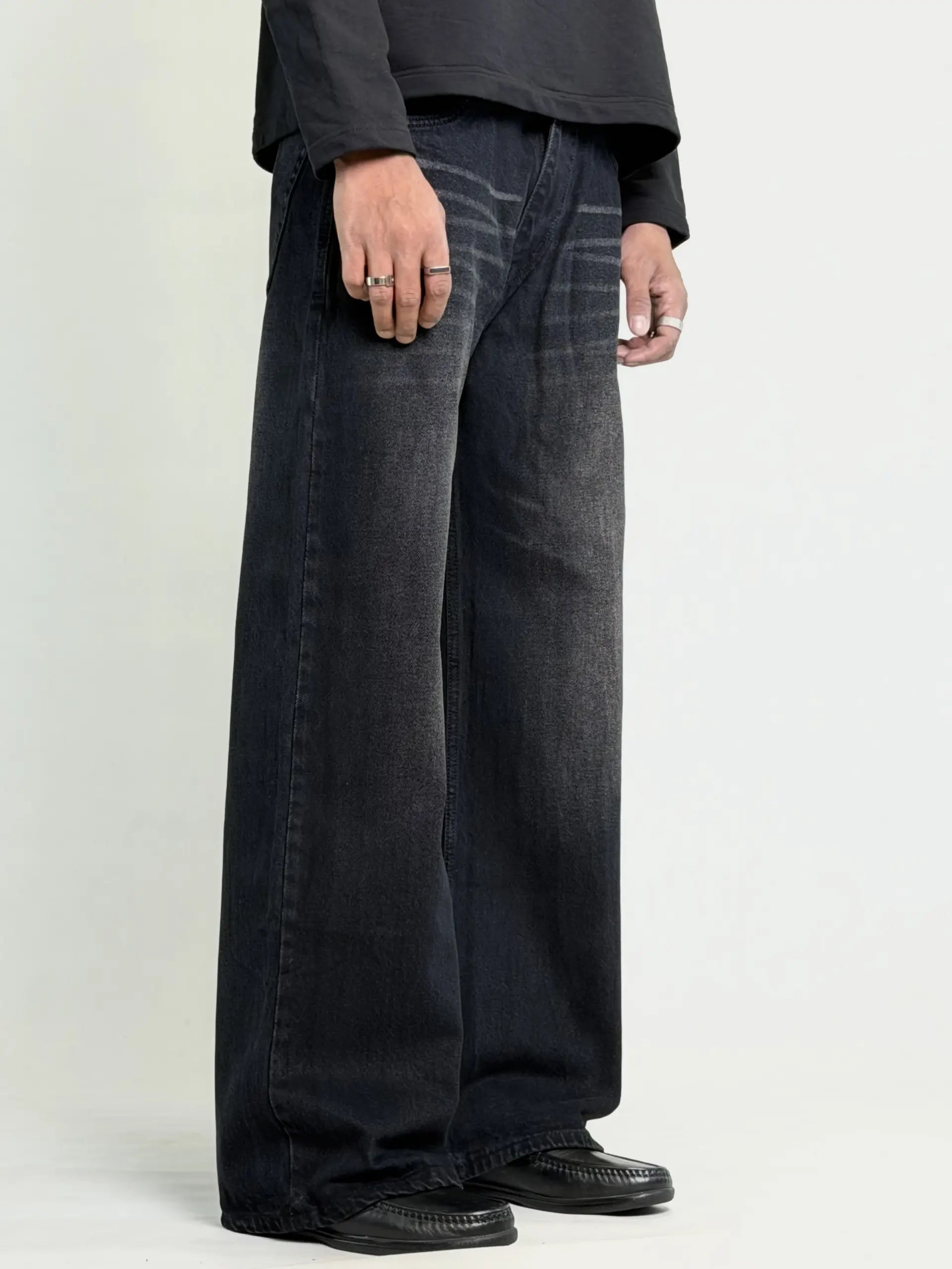 SEED BLACK BAGGY