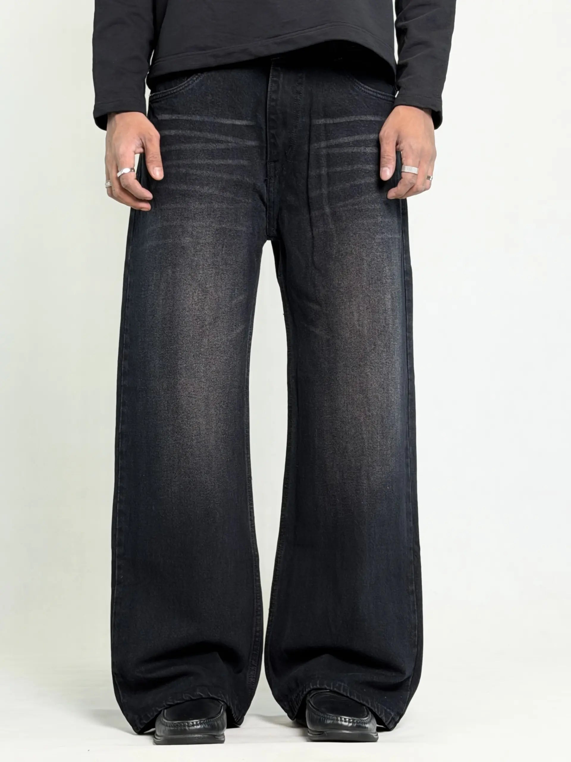 SEED BLACK BAGGY