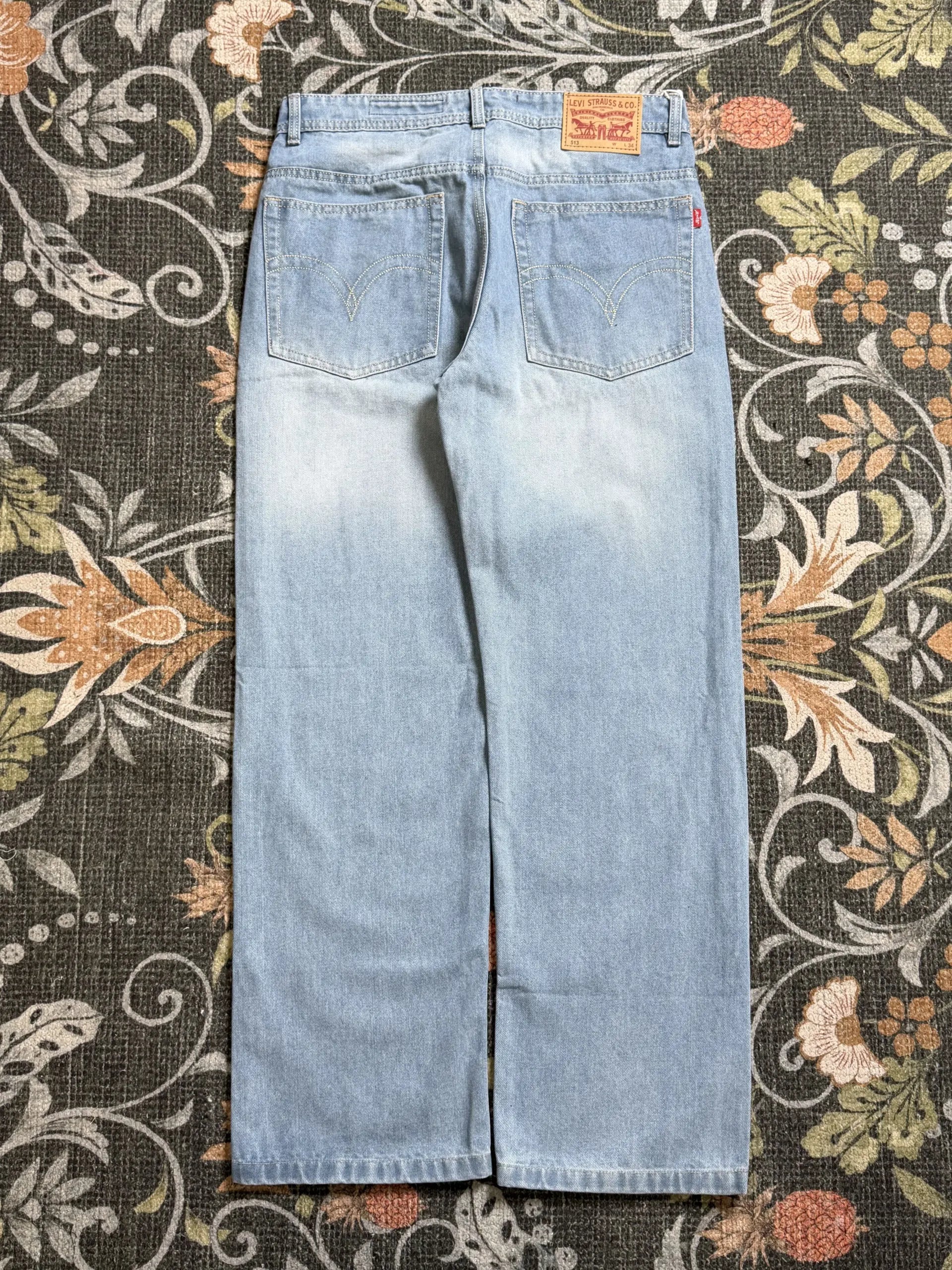 MARK LIGHT BLUE STRAIGHT FIT